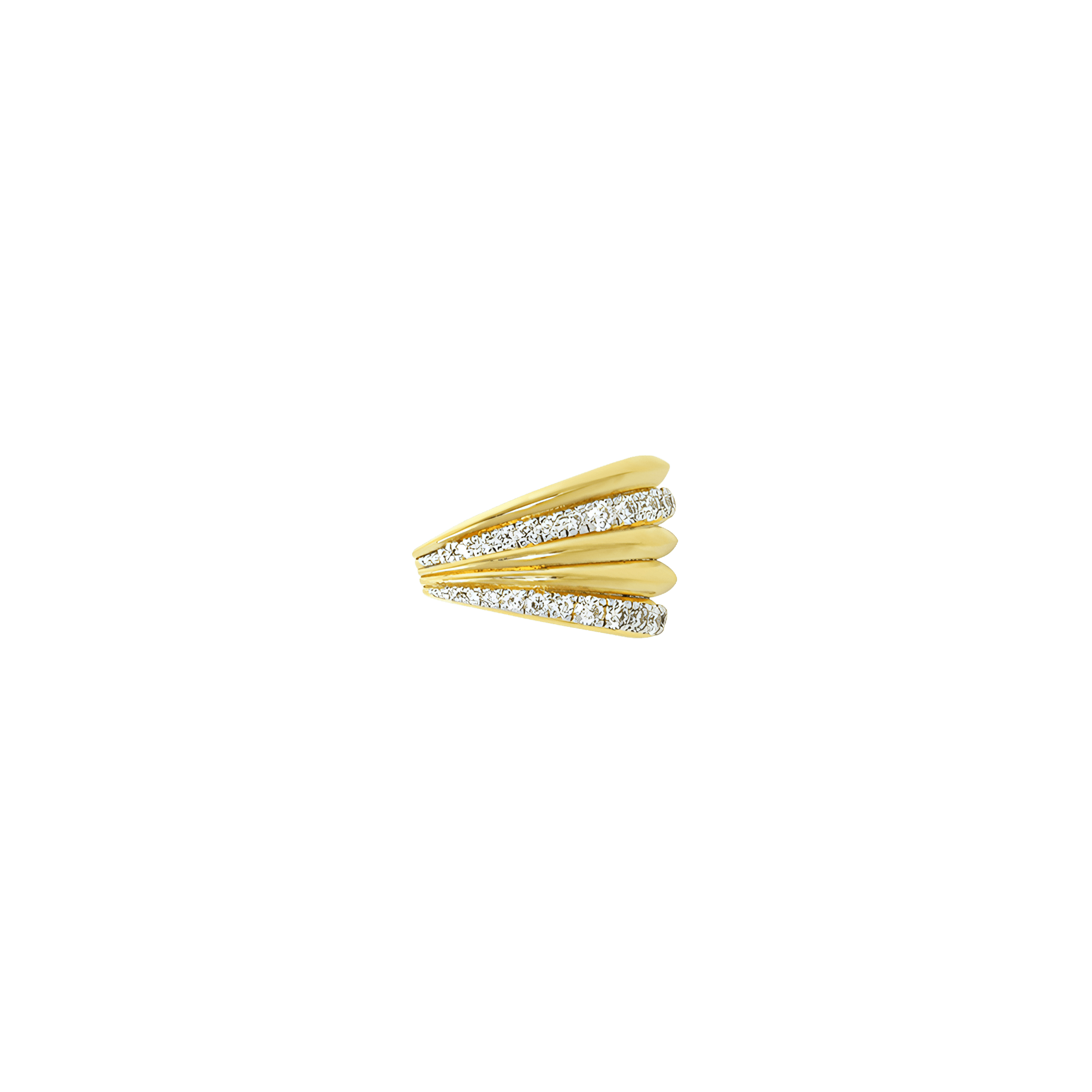 Palm conch ear cuff - Gold Vermeil Palm Conch Ear Cuff - The Future Rocks - 1
