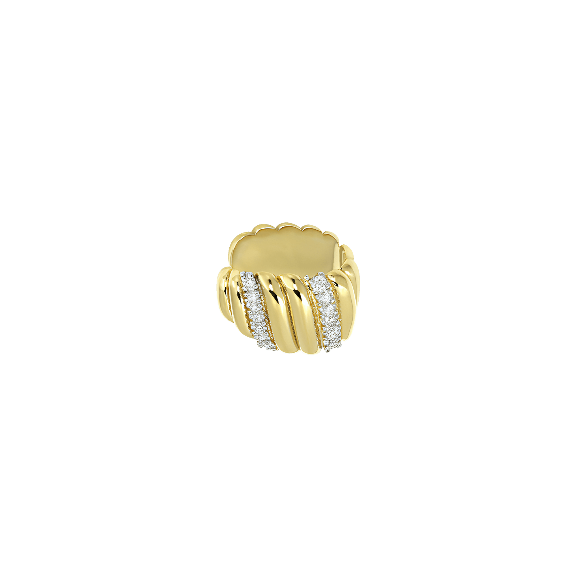 Palm ear cuff - 18K Recycled Gold Vermeil Palm Ear Cuff - The Future Rocks - 3