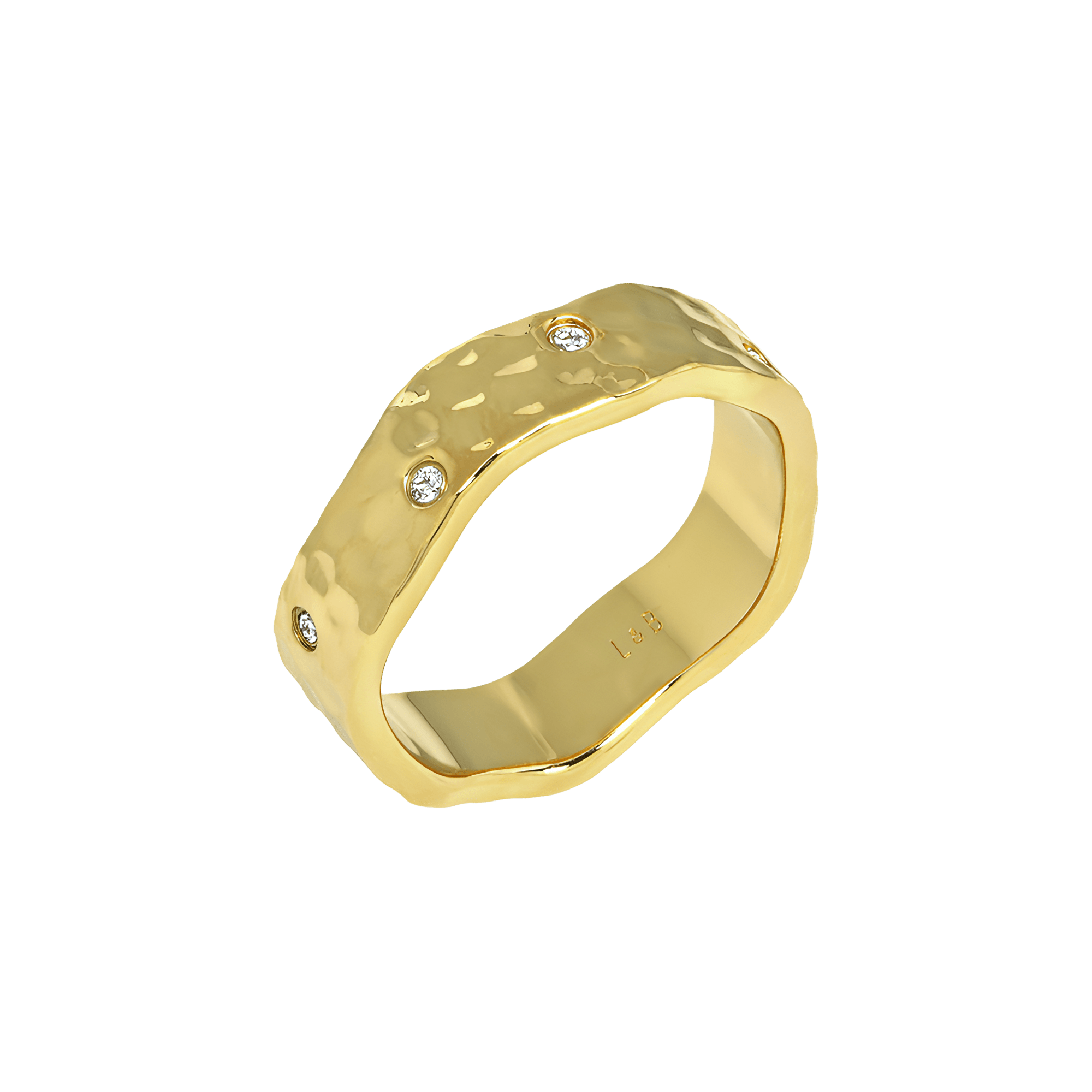 Palm formed ring - 18K Recycled Gold Vermeil Palm Formed Ring - The Future Rocks - 3