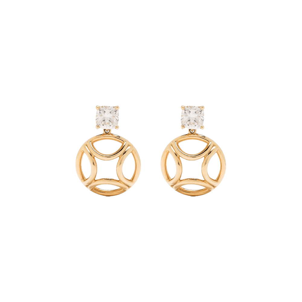 Perpétuel.le pendant earrings - Perpétuel.le Lab-Grown Diamond Pendant Earrings - The Future Rocks - 1