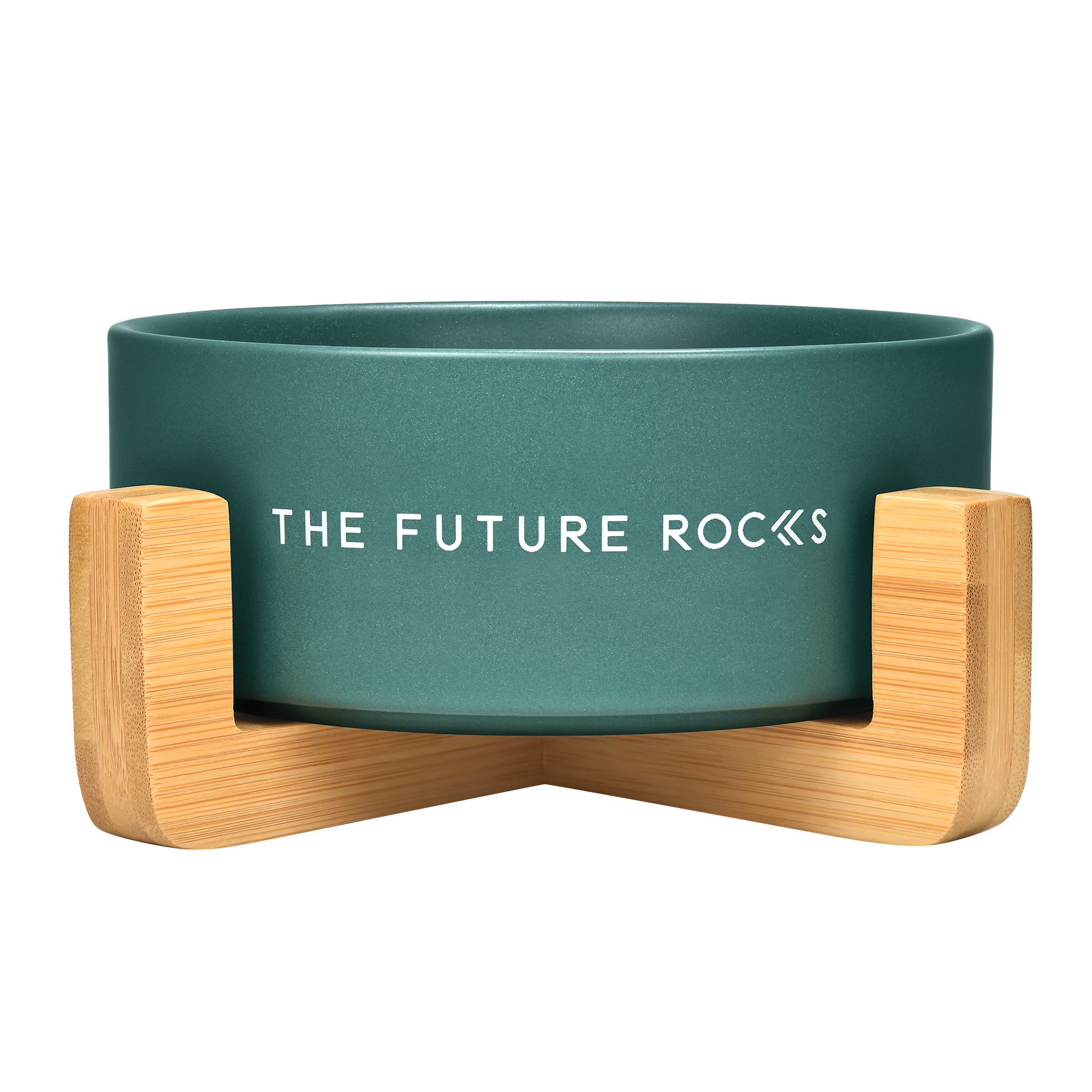 Ceramic pet bowl - Ceramic Pet Bowl - The Future Rocks - 1