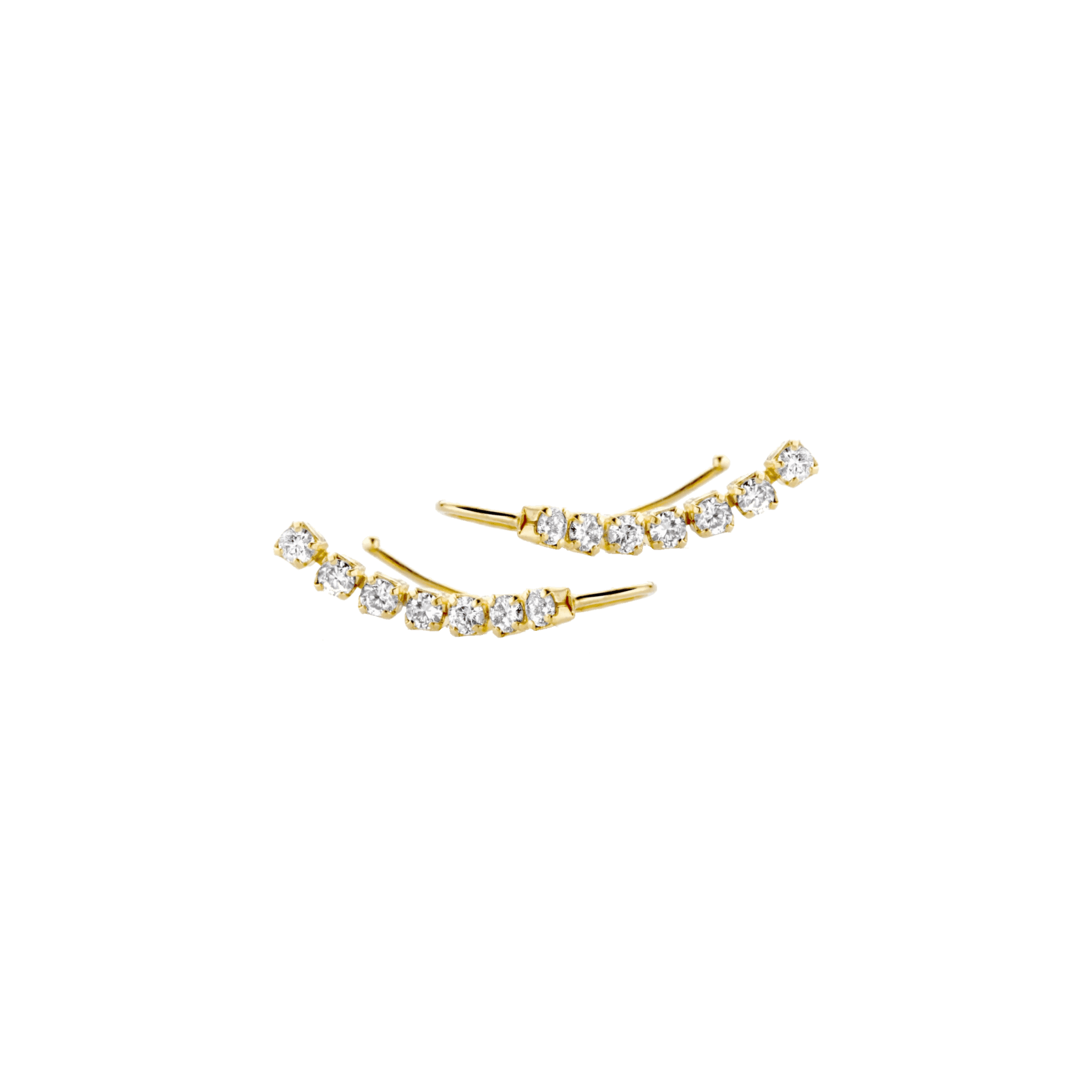 Radiance climbers earrings - Lab-Grown Diamond Ear Climbers - The Future Rocks - 1