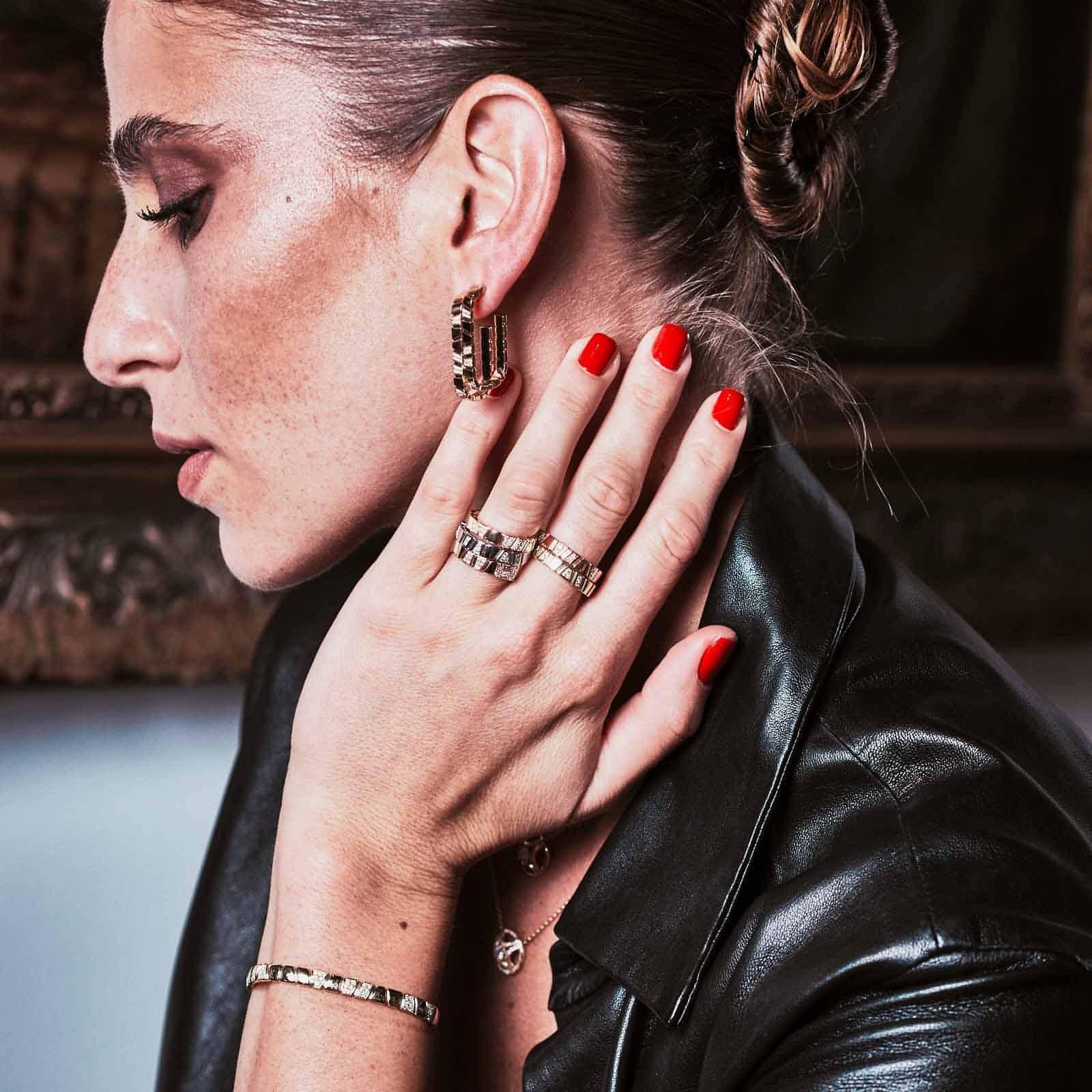 Ride+love medium pavée earrings - Ride & Love Medium Pavée Earrings - The Future Rocks - 8