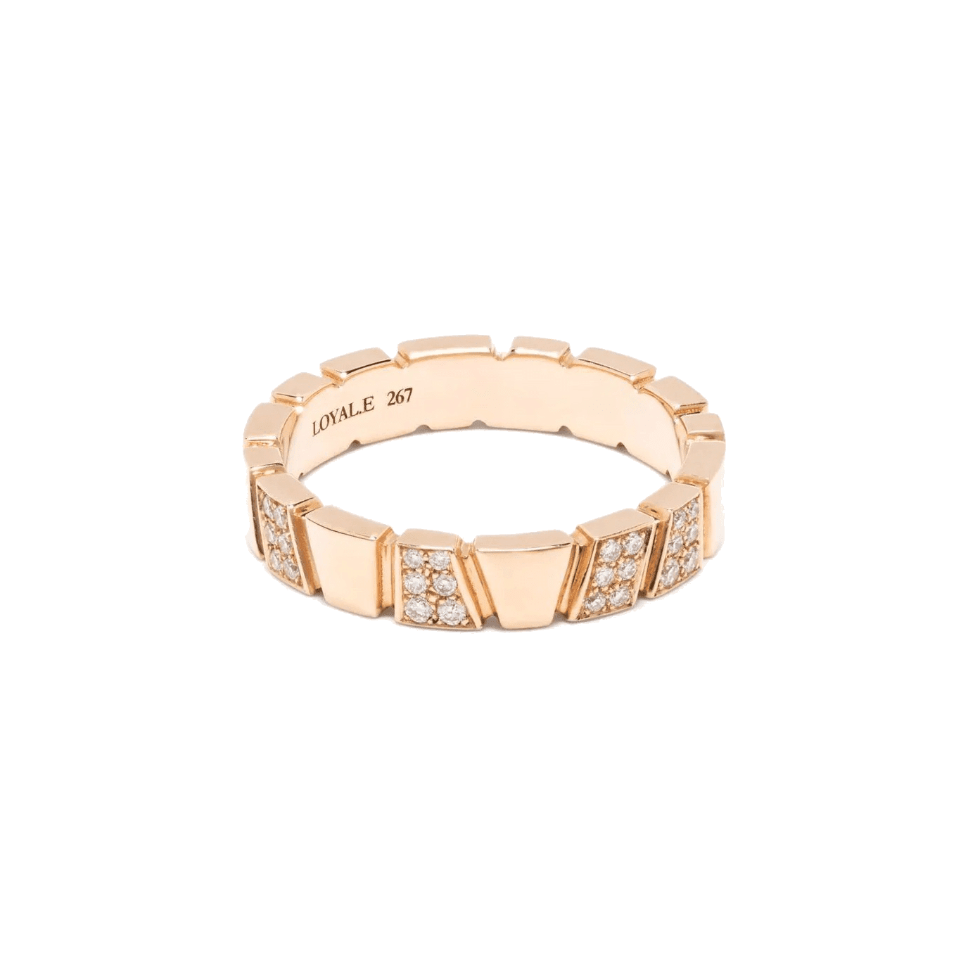 Ride+love oval semi-pavée ring - Ride & Love Oval Semi-Pavée Diamond Ring - The Future Rocks - 1