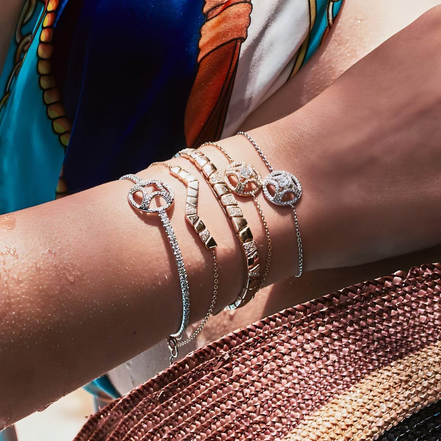Ride+love semi-pavé bangle bracelet - Ride & Love Semi-Pavé Bangle Bracelet - The Future Rocks - 5