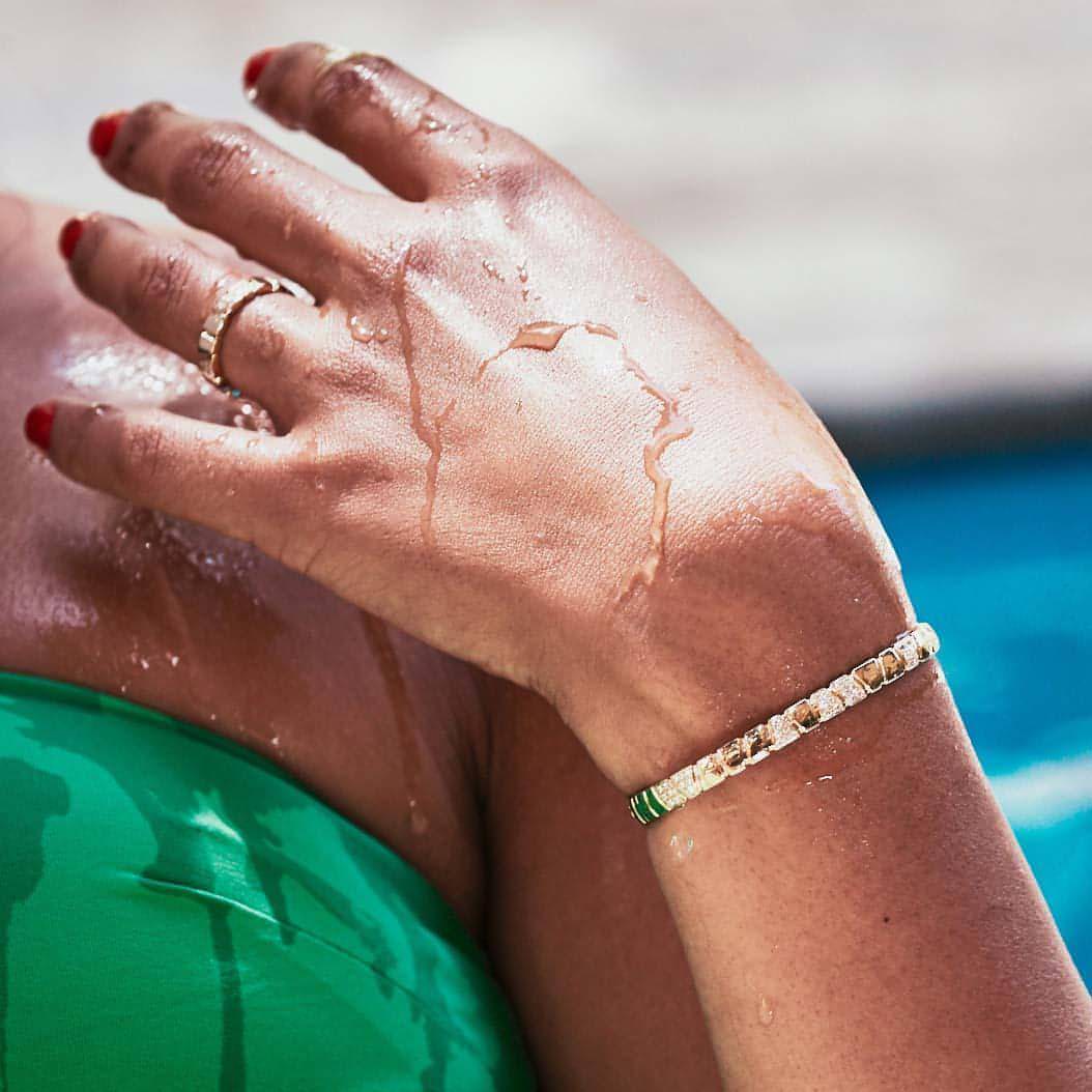Ride+love semi-pavé bangle bracelet - Ride & Love Semi-Pavé Bangle Bracelet - The Future Rocks - 4
