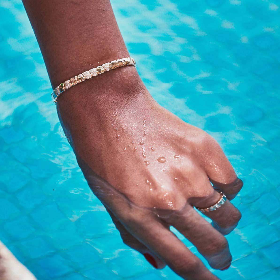 Ride+love semi-pavé bangle bracelet - Ride & Love Semi-Pavé Bangle Bracelet - The Future Rocks - 10