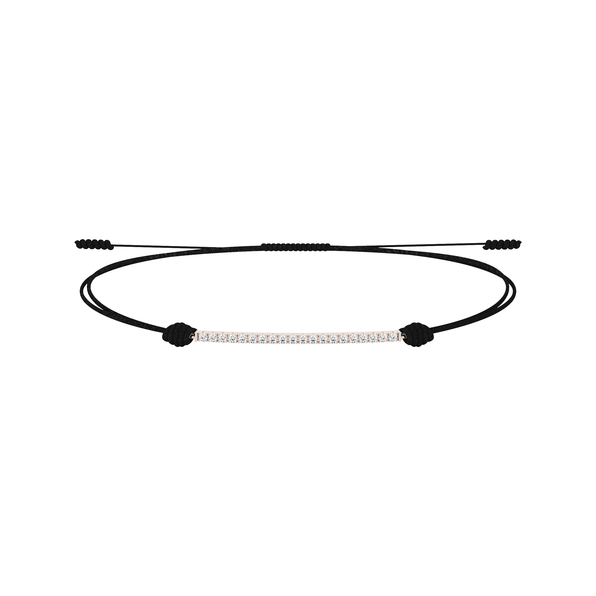 Adachi bracelet - Lab-Grown Pave Diamond Bolo Bracelet - The Future Rocks - 1