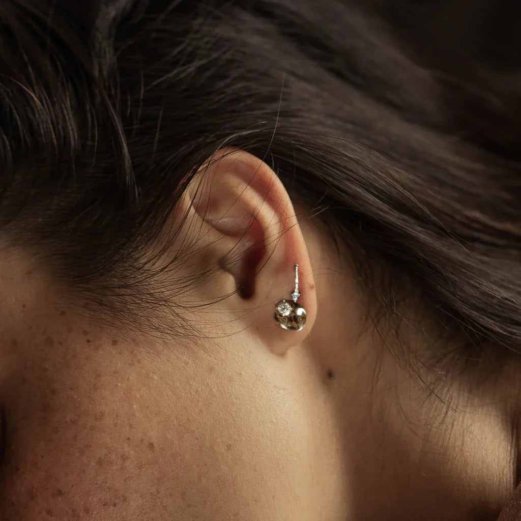 Salouen stud earrings - Salouen 18K Gold Stud Earrings - The Future Rocks - 2