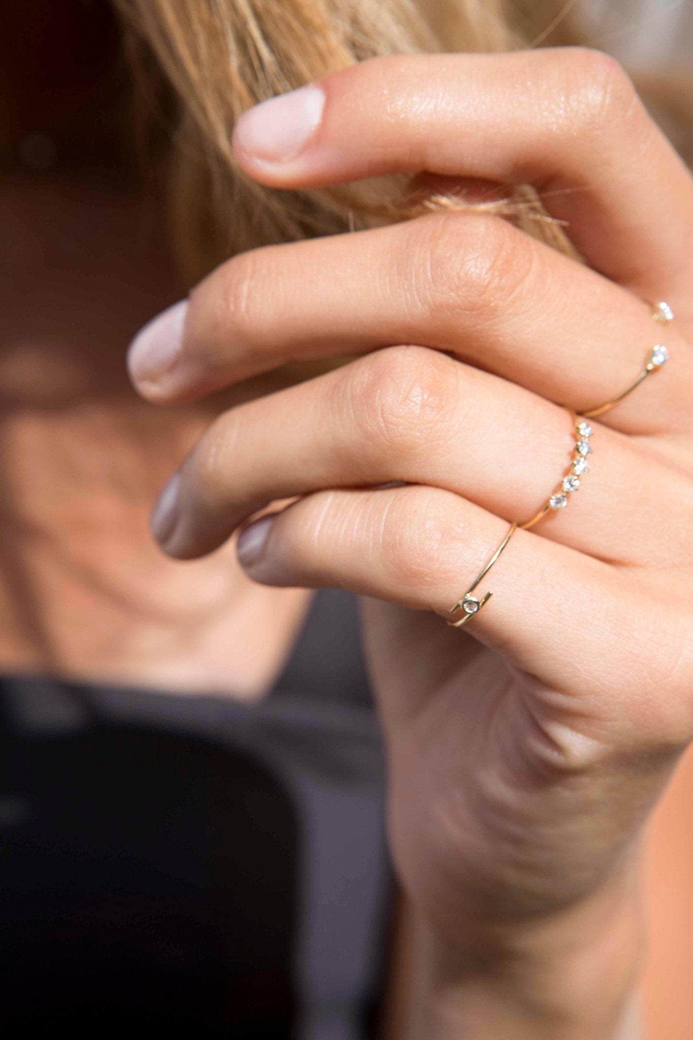 Solar flare ring - Solar Flare Five Stone Diamond Ring - The Future Rocks - 4