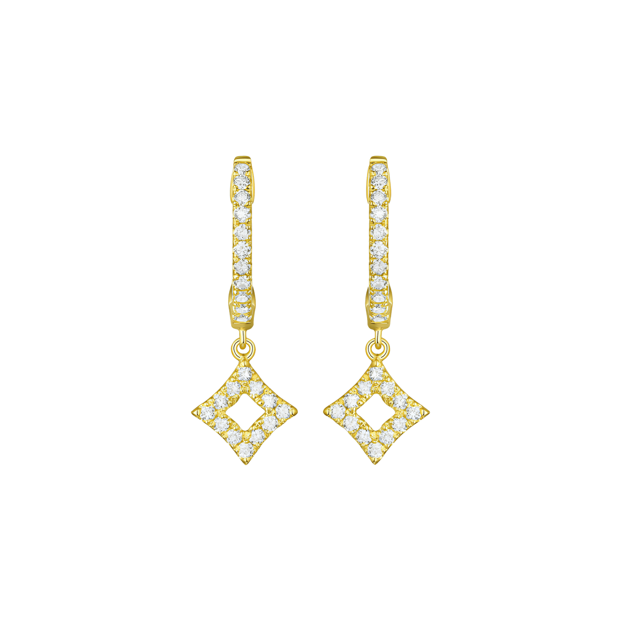 Sparkle huggies - Lab-Grown Diamond Sparkle Huggie Earrings - The Future Rocks - 1