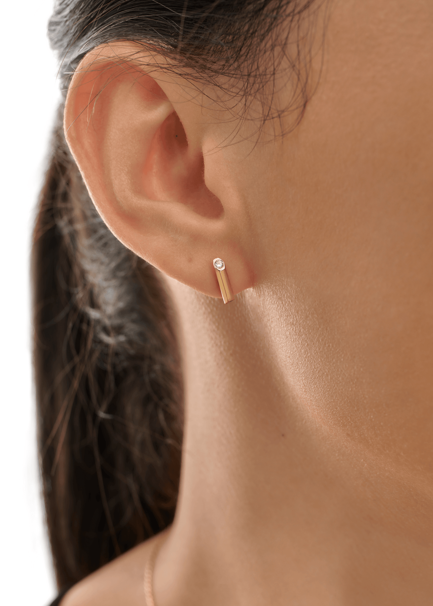 Sunbeam earrings - Sunbeam Gold Bar Earrings - The Future Rocks - 4