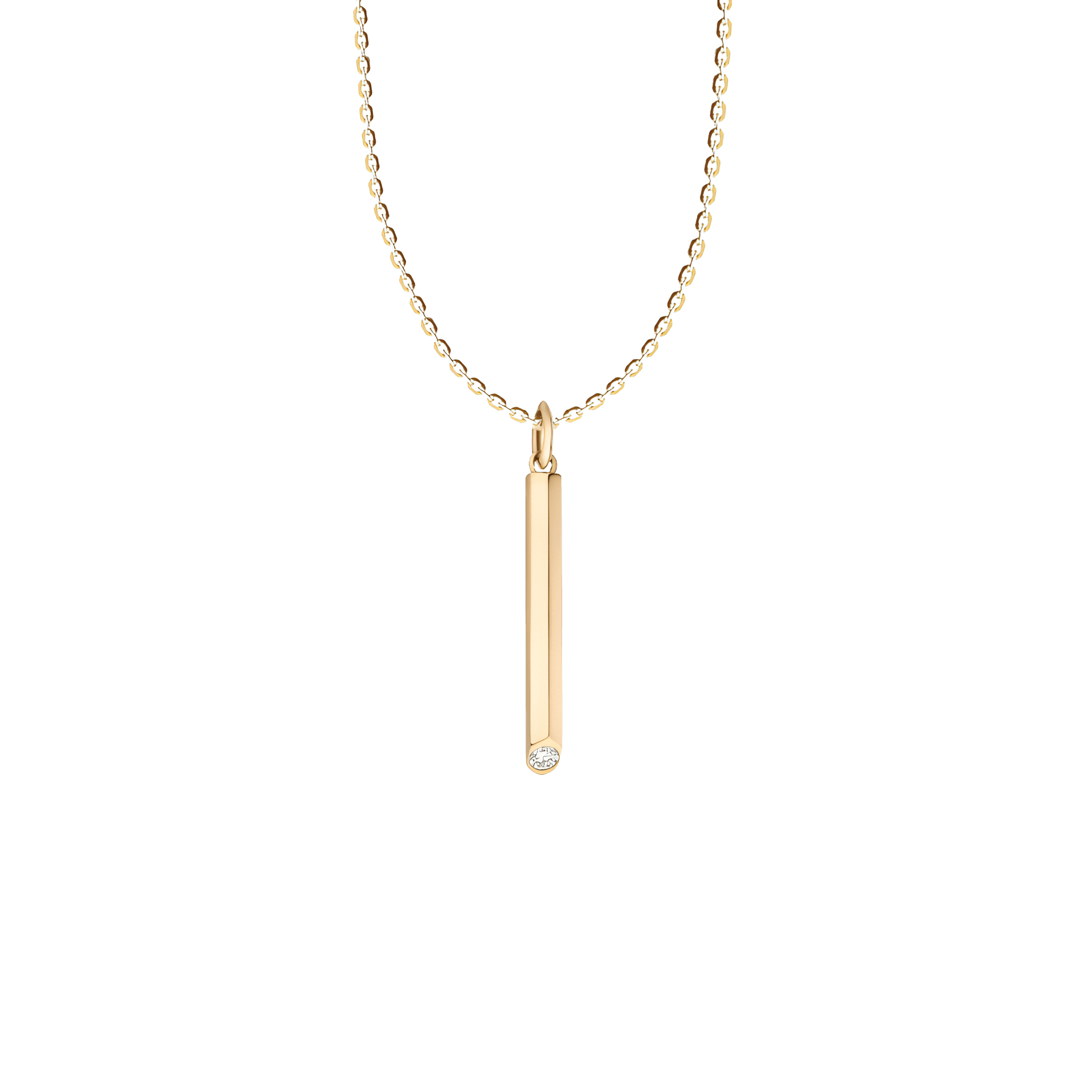 Sunbeam pendant necklace - Sunbeam Gold Bar Pendant Necklace - The Future Rocks - 1