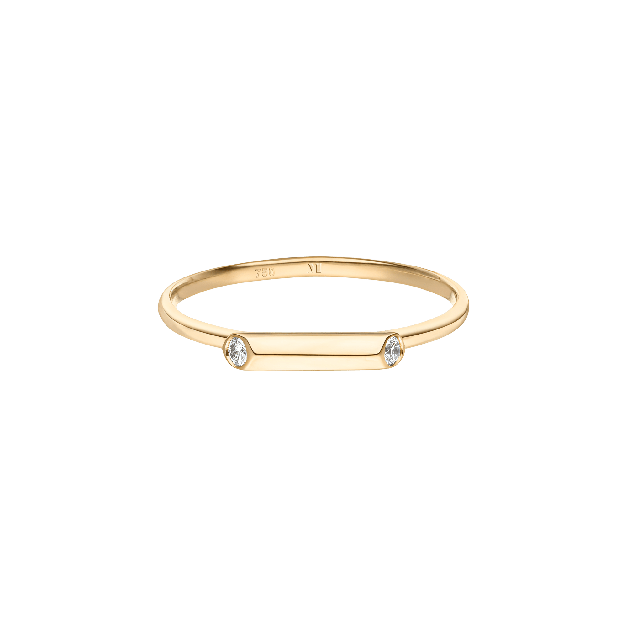 Sunbeam ring - Sunbeam Gold Bar Ring - The Future Rocks - 1