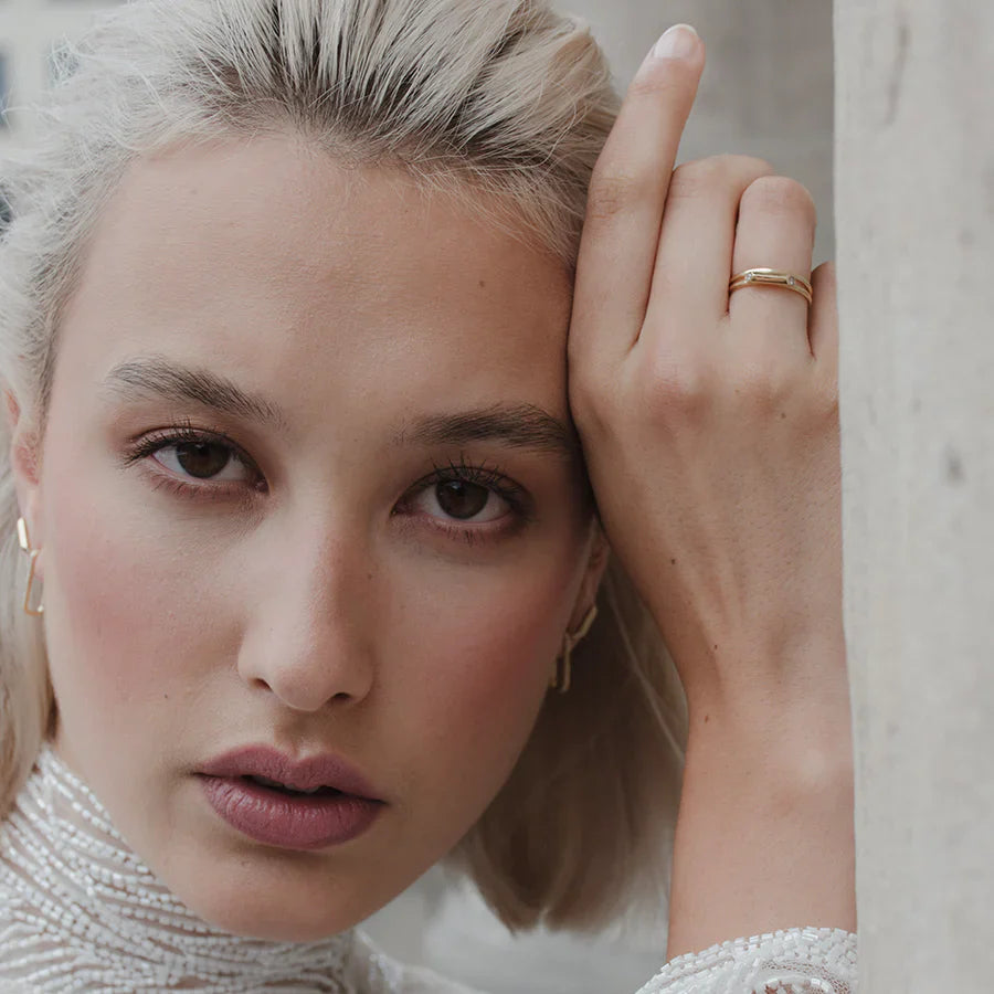 Sunbeam ring - Sunbeam Gold Bar Ring - The Future Rocks - 4