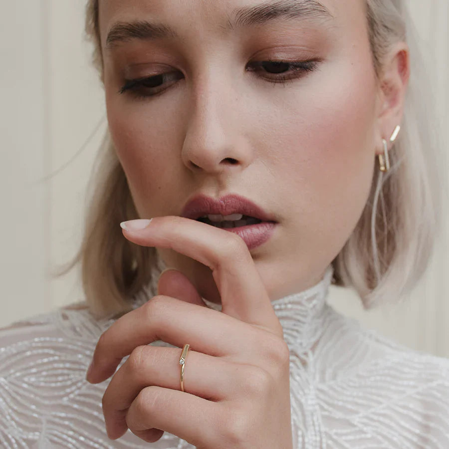 Sunbeam ring - Sunbeam Gold Bar Ring - The Future Rocks - 2