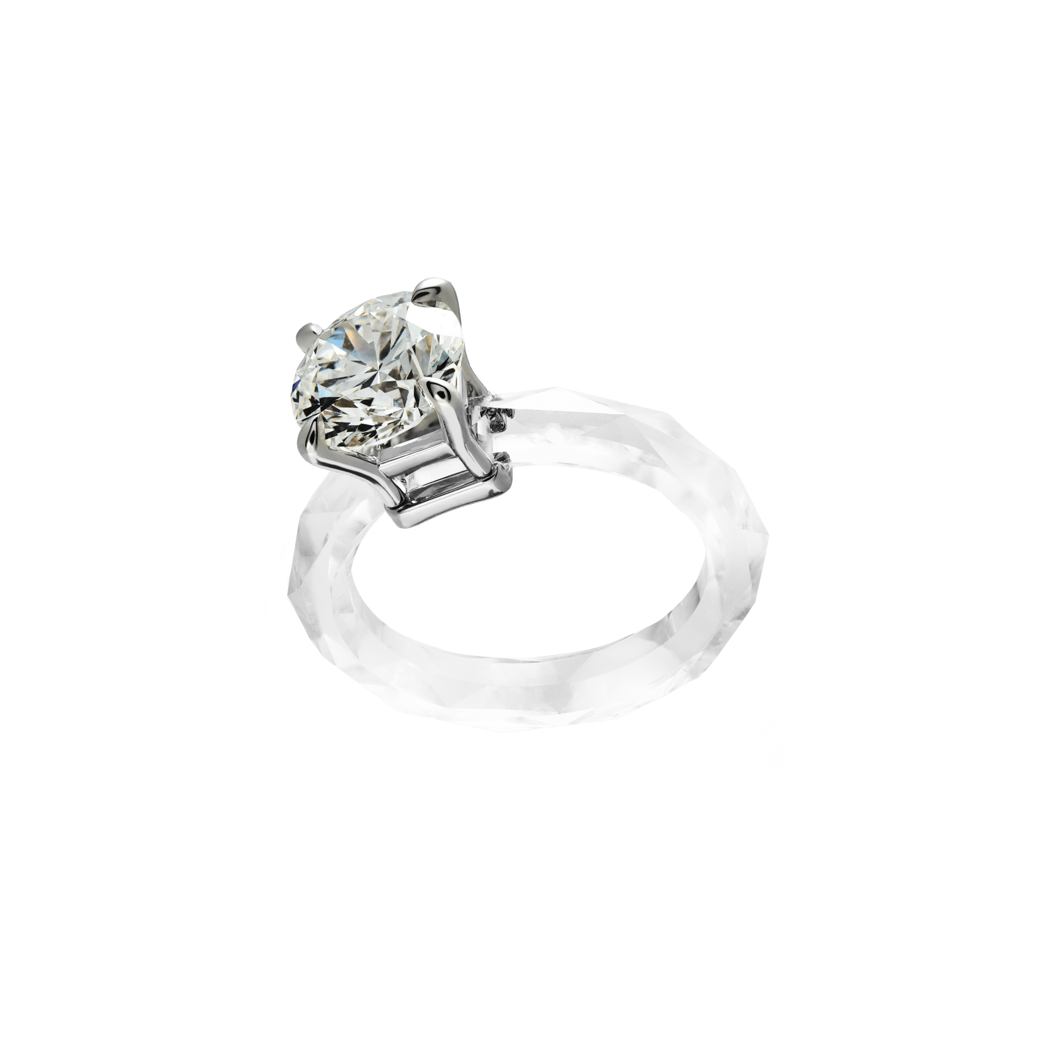 THE RING - Round - THE RING - 2ct Round Cut Lab-Grown Diamond IGI Certified - The Future Rocks - 5