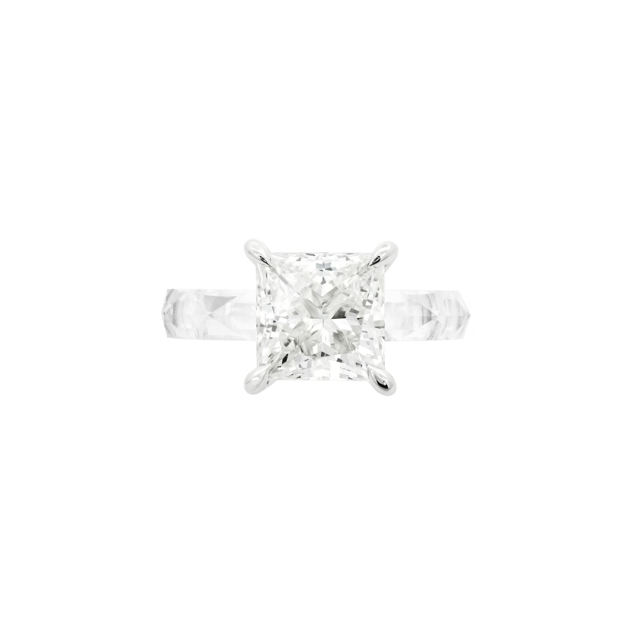 THE RING - Princess - THE RING - 2ct Princess Cut Lab-Grown Diamond IGI Certified - The Future Rocks - 1