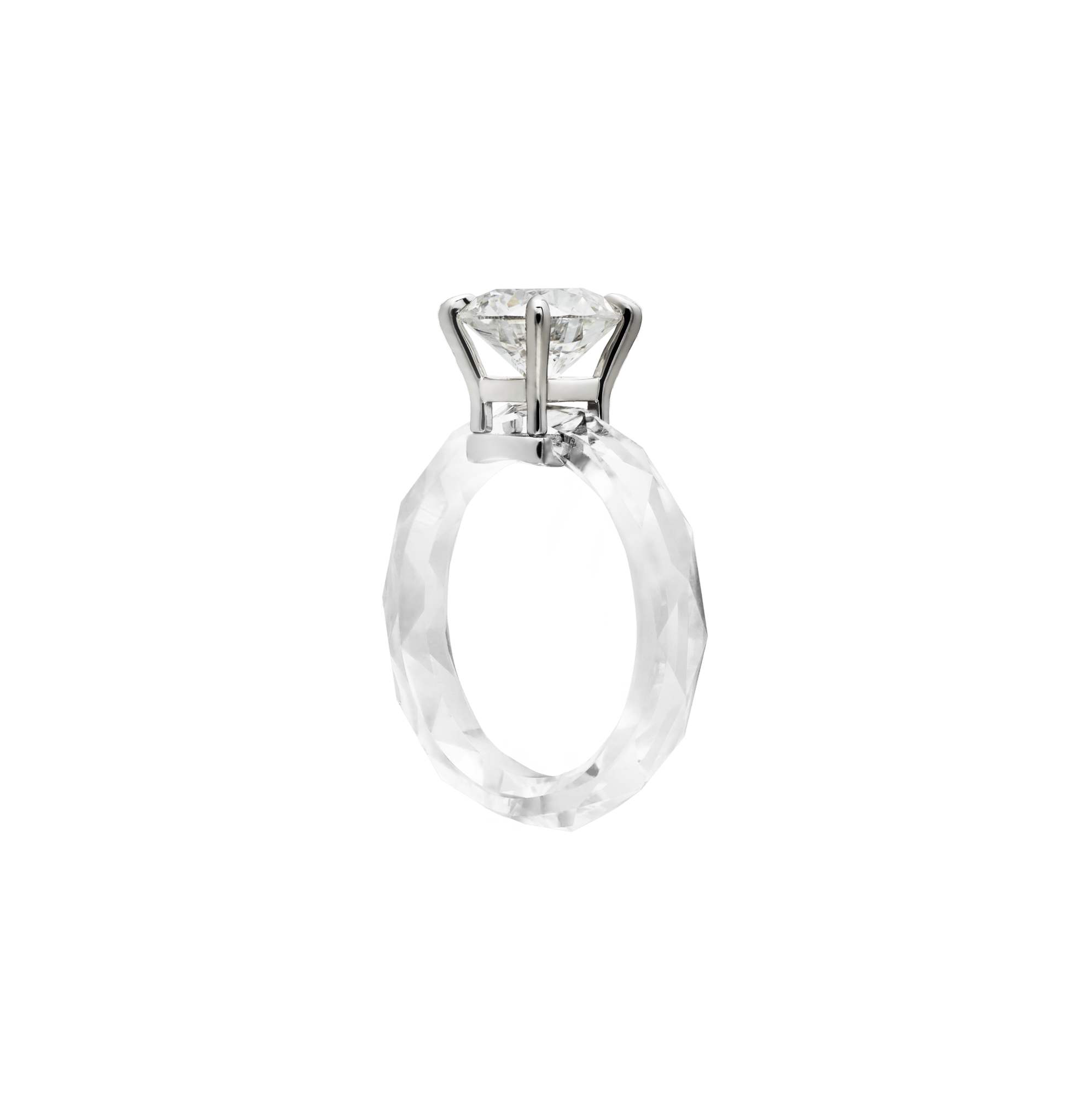 THE RING - Round - THE RING - 2ct Round Cut Lab-Grown Diamond IGI Certified - The Future Rocks - 6