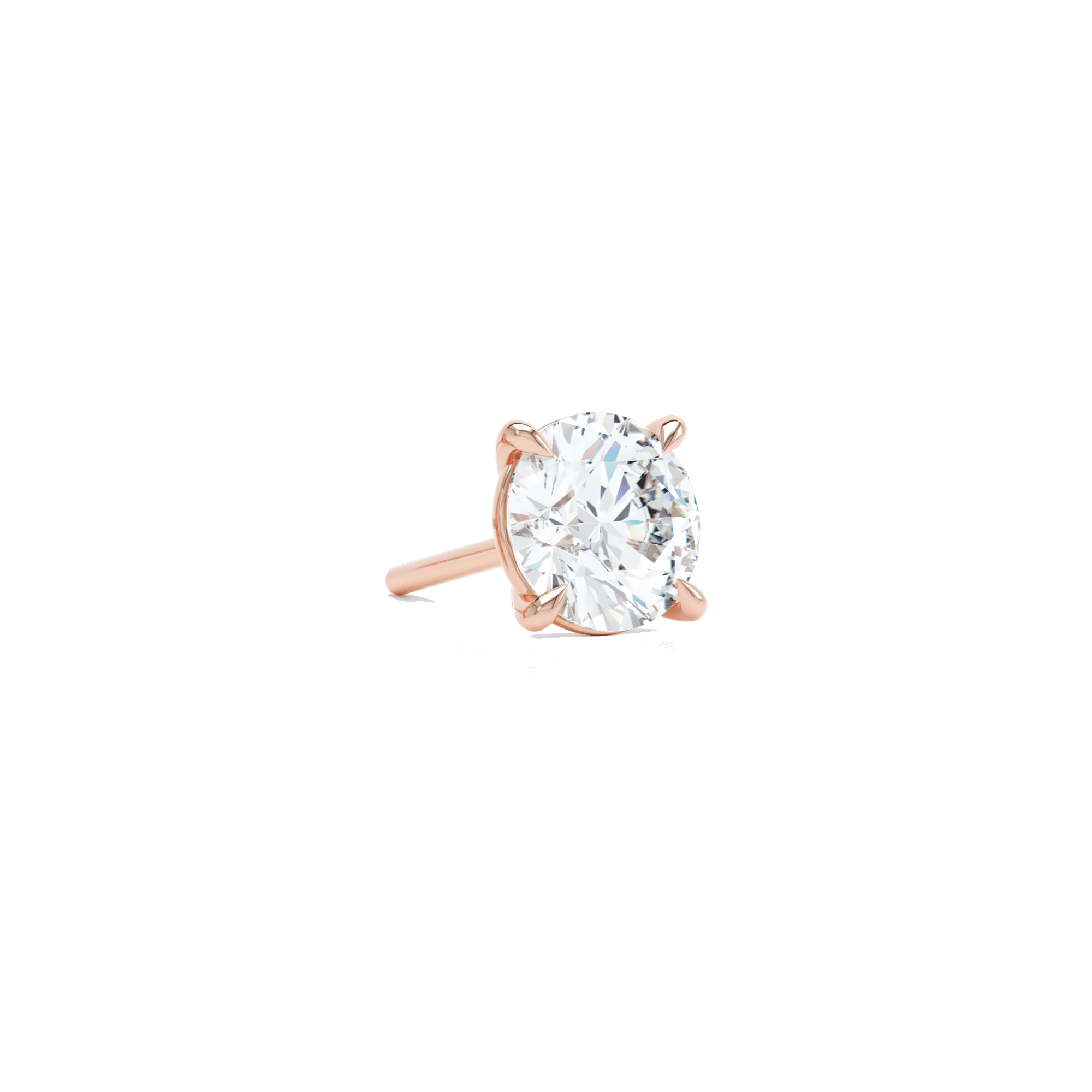 The round brilliant stud - Round Brilliant Diamond Stud Earrings - The Future Rocks - 7
