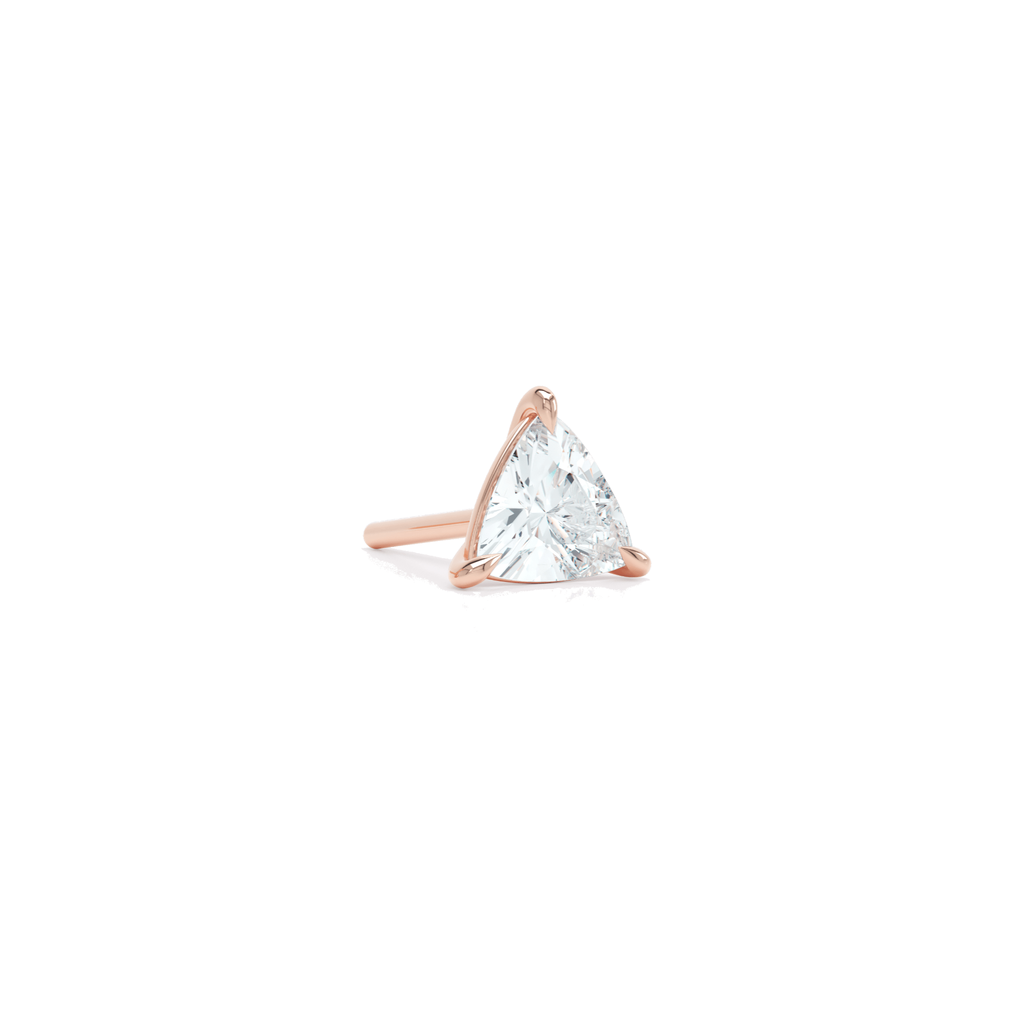 The trillion stud - Trillion Cut Lab-Grown Diamond Stud Earrings - The Future Rocks - 6