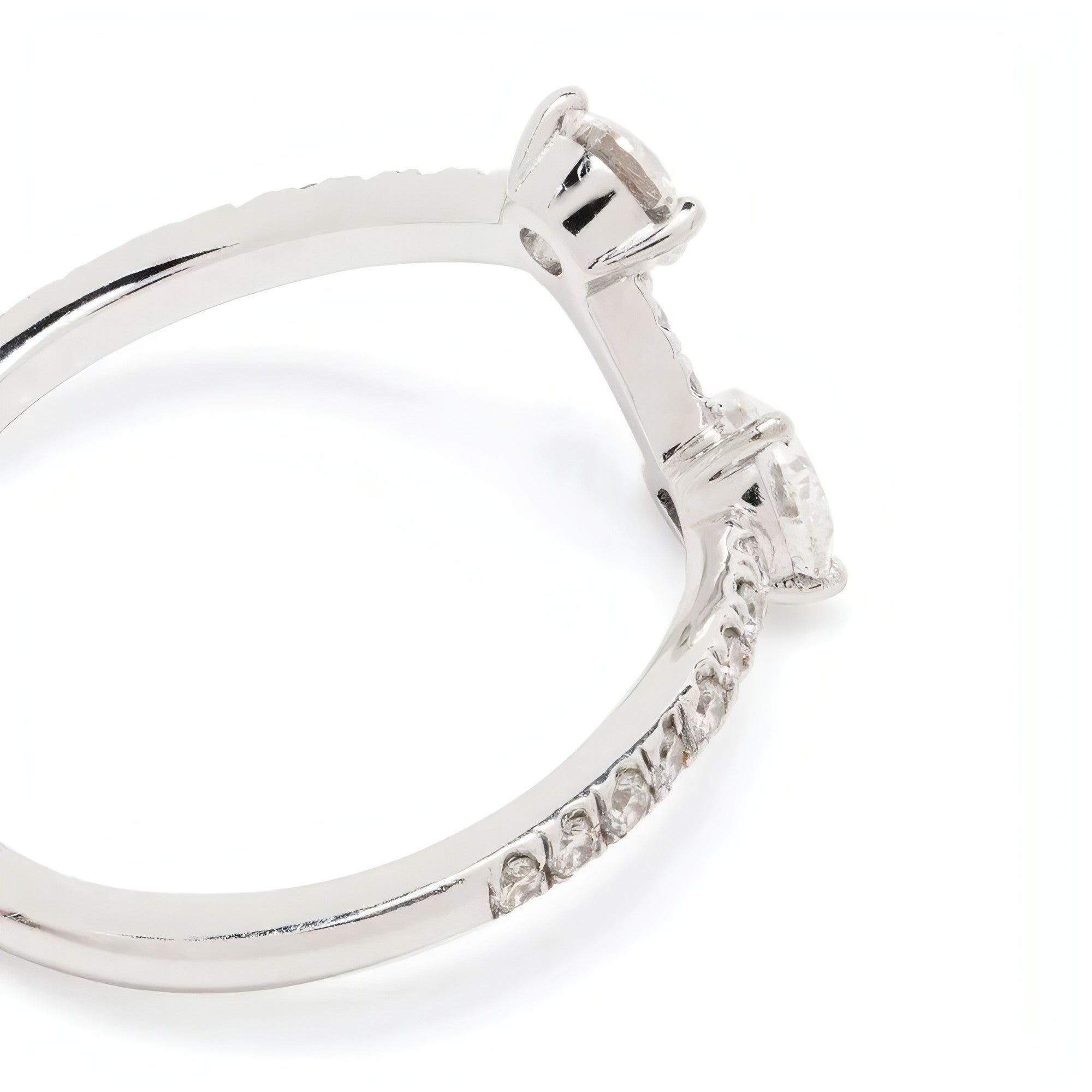 Toi+Moi pavée ring III - Toi et Moi Diamond Pavé Ring III - The Future Rocks - 6