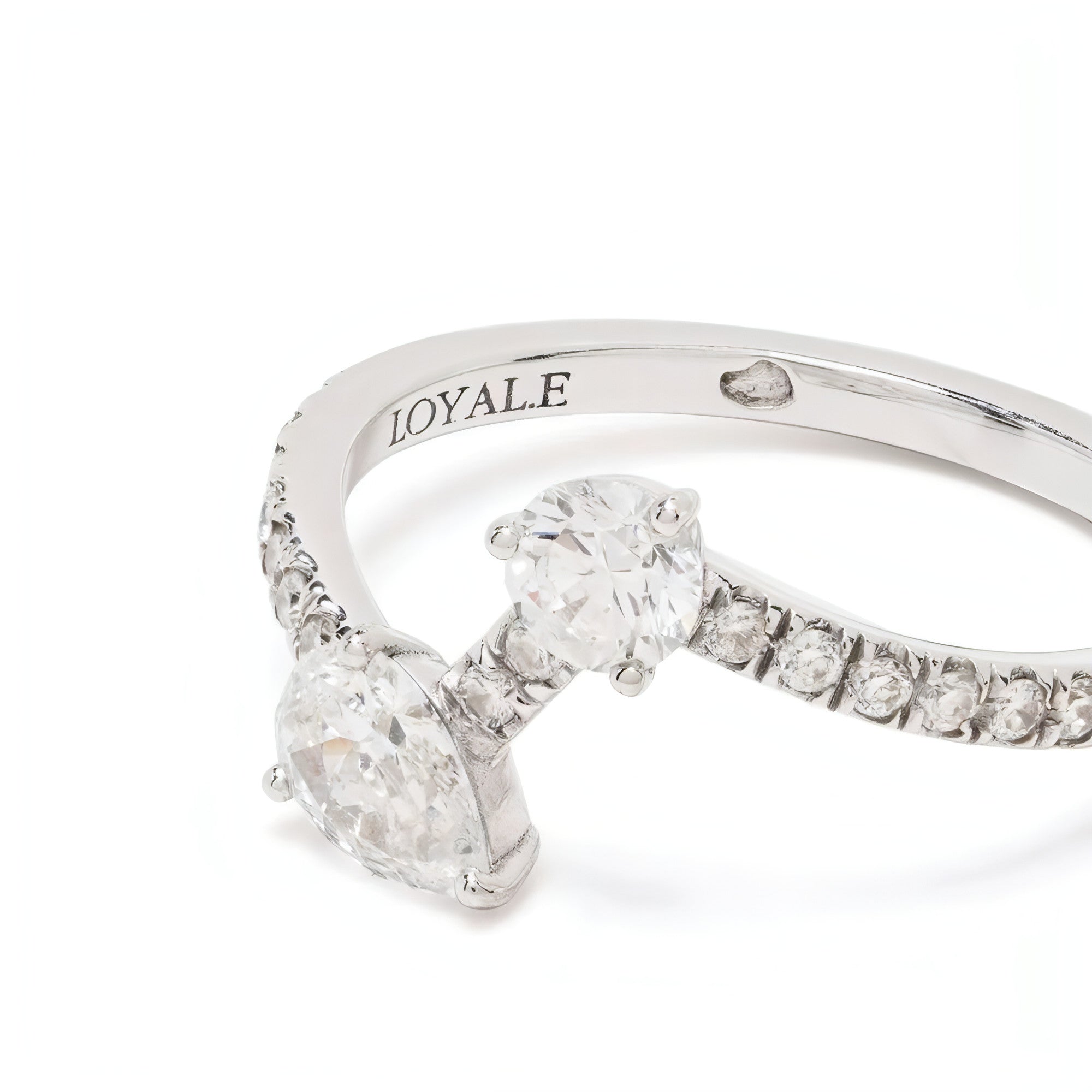 Toi+Moi pavée ring III - Toi et Moi Diamond Pavé Ring III - The Future Rocks - 5