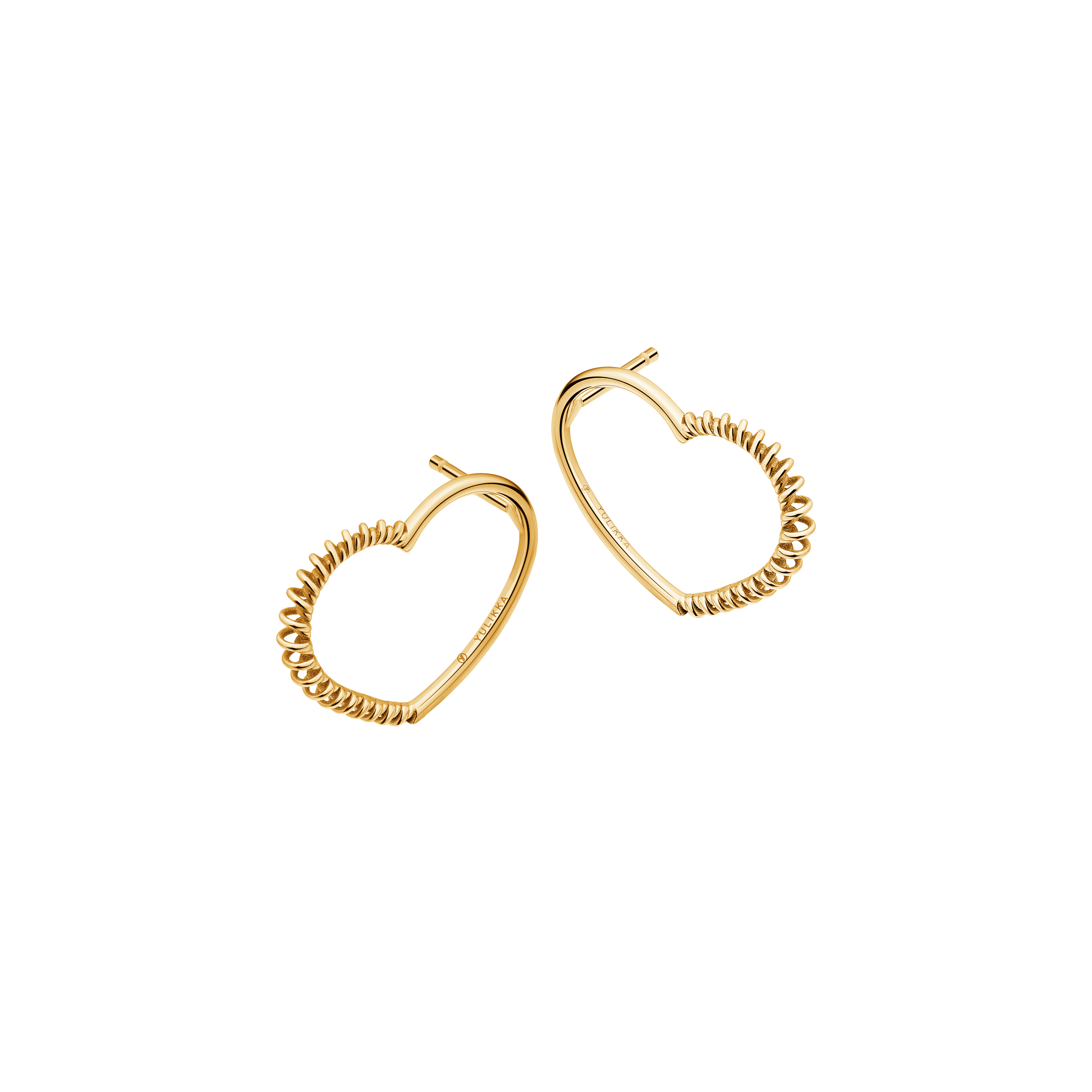 Small heart earrings - Small Heart Earrings - The Future Rocks - 1