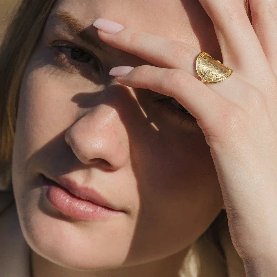 Wild flowers ring - 18K Recycled Gold Wild Flowers Ring - The Future Rocks - 2