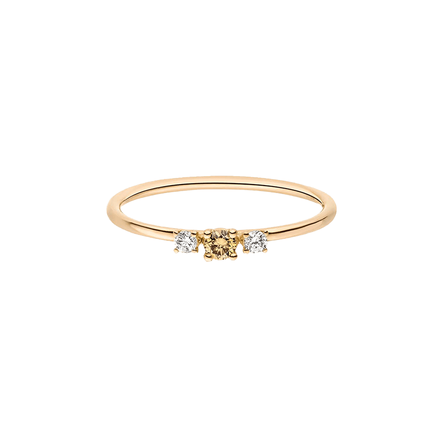 Wilderness trilogie ring - Lab-Grown Diamond Trilogie Ring - The Future Rocks - 1