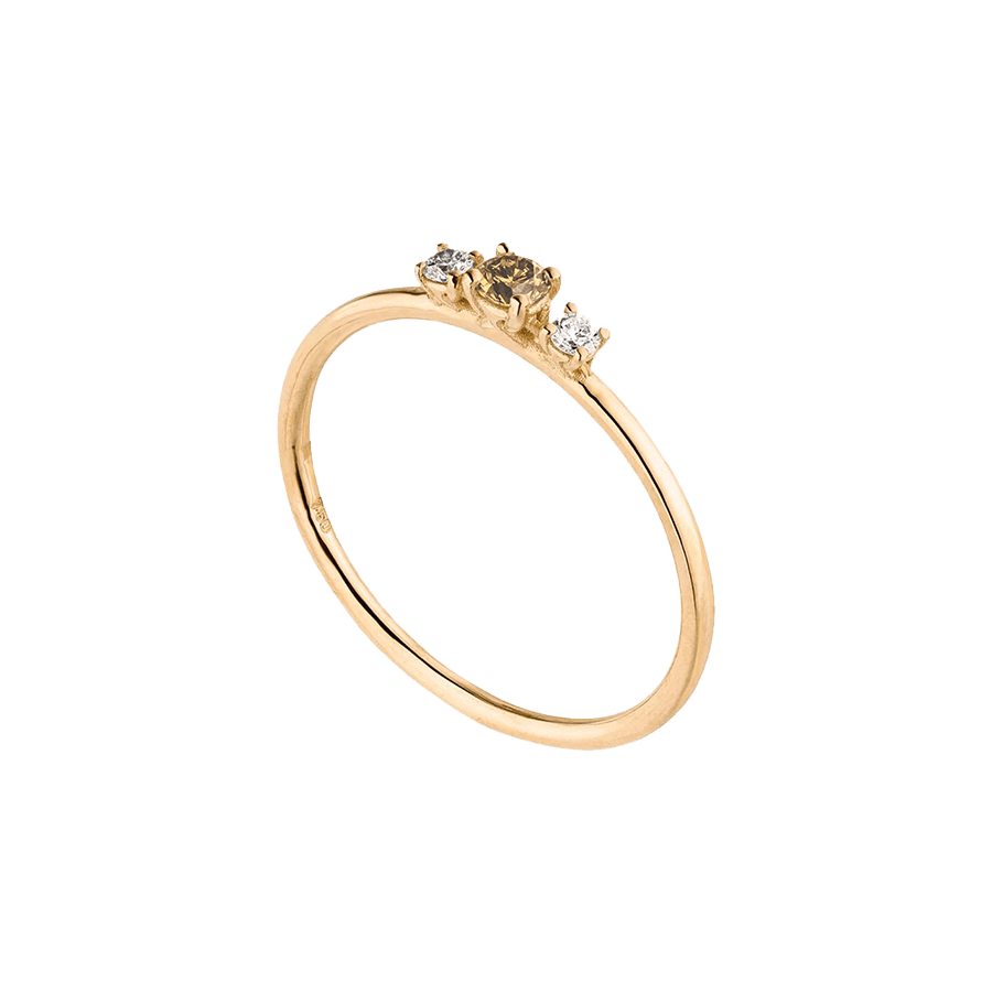 Wilderness trilogie ring - Lab-Grown Diamond Trilogie Ring - The Future Rocks - 3