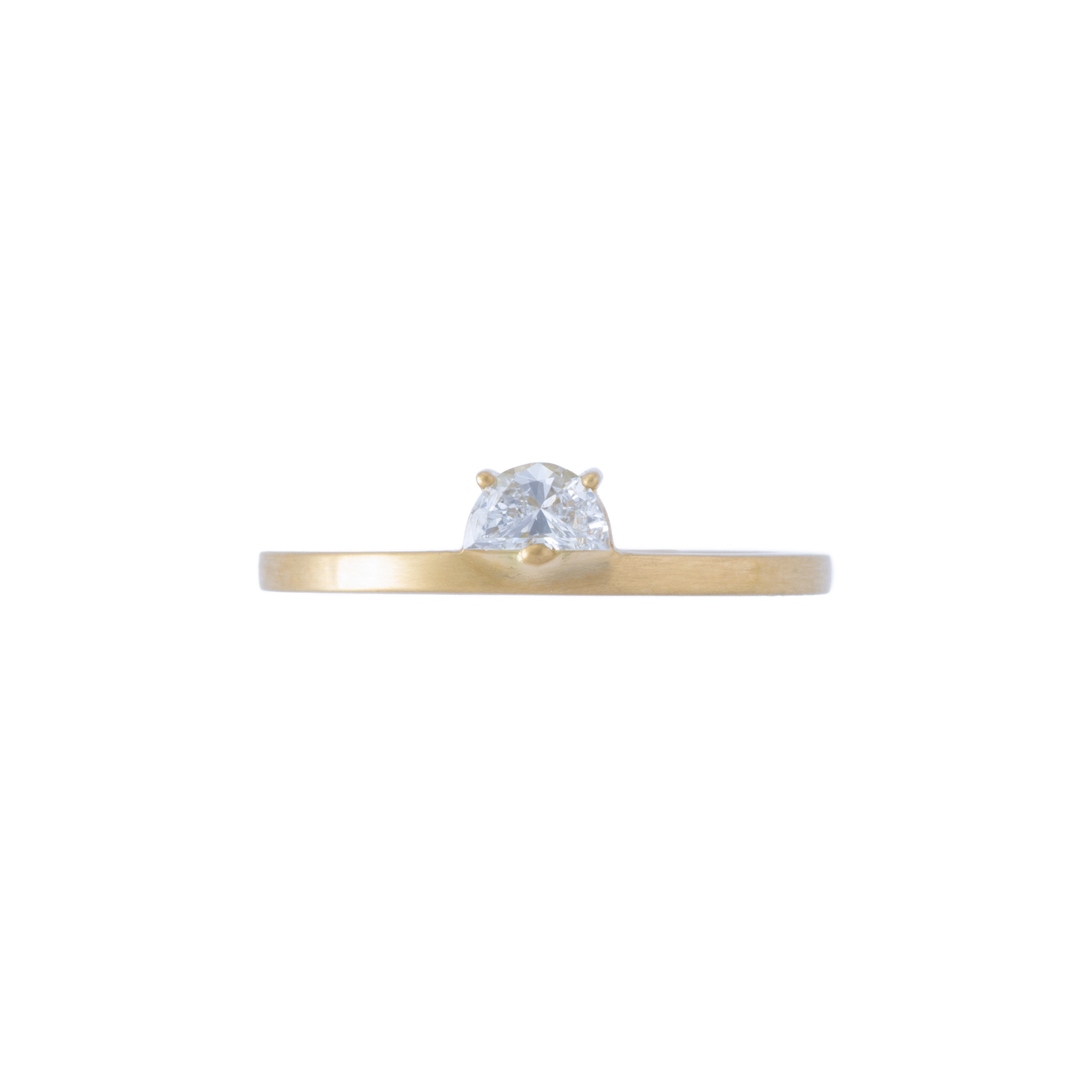 Half moon ring - Half Moon Diamond Ring -  The Future Rocks -    1