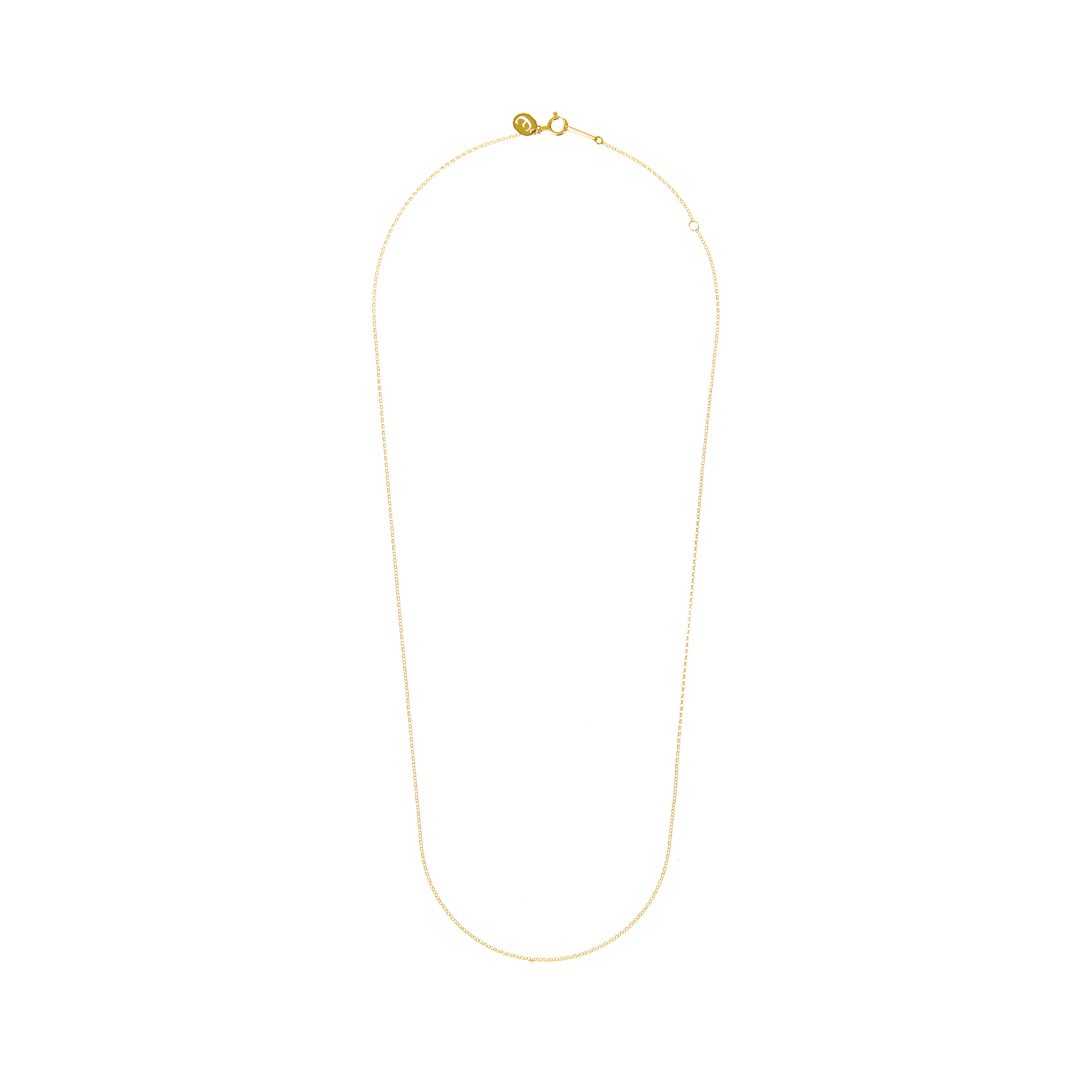  Circle chain necklace - Gold Circle Chain Necklace -  The Future Rocks -    3 