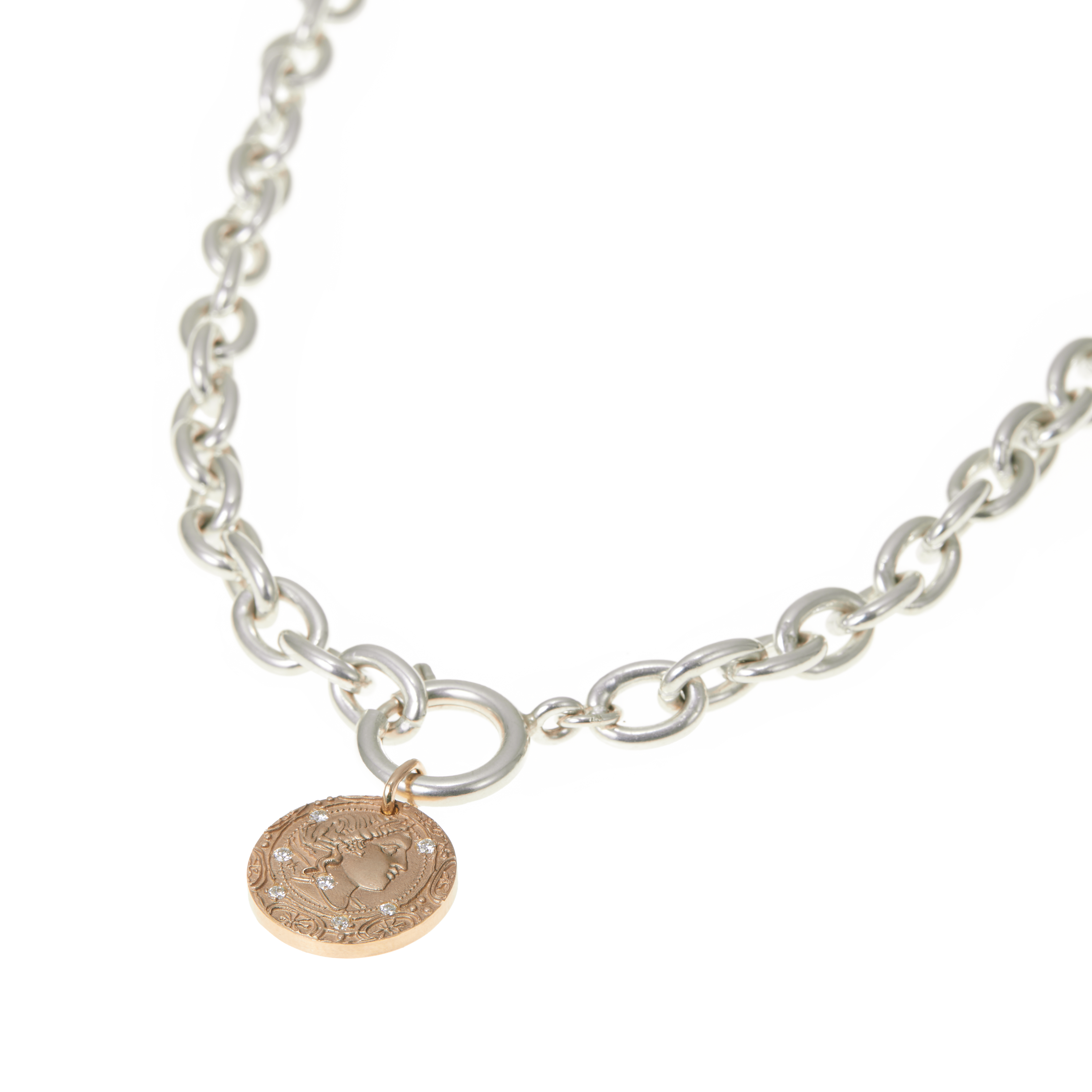 Artemis gold coins pendant - Artemis Gold Coins Pendant -  The Future Rocks -    3