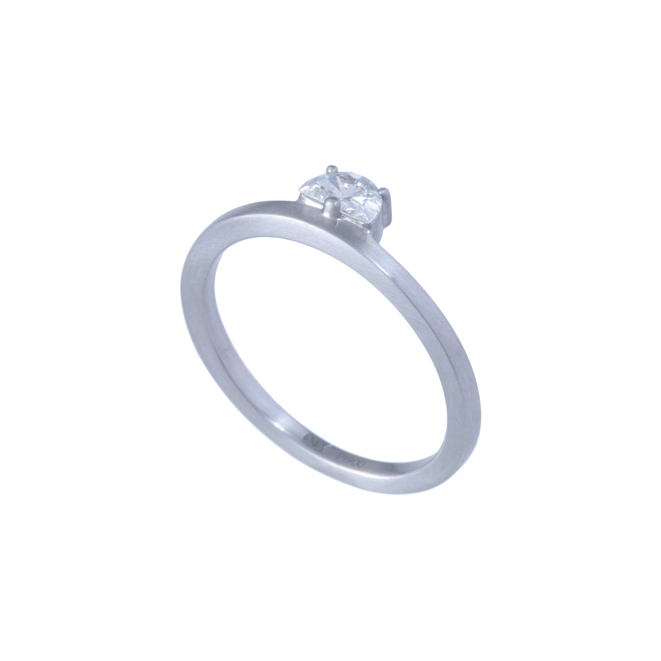  Half moon ring - Half Moon Diamond Ring -  The Future Rocks -    6 