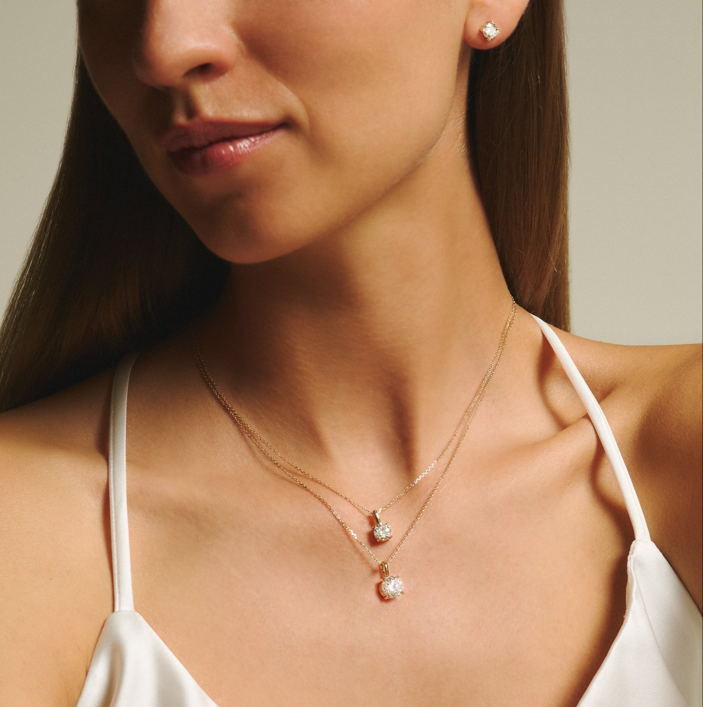  Luna solitaire bale necklace 1ct - Luna solitaire bale necklace 1ct -  The Future Rocks -    2 