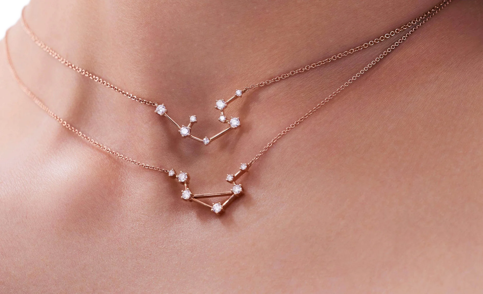  Aquarius necklace - Aquarius Zodiac Necklace -  The Future Rocks -    3 