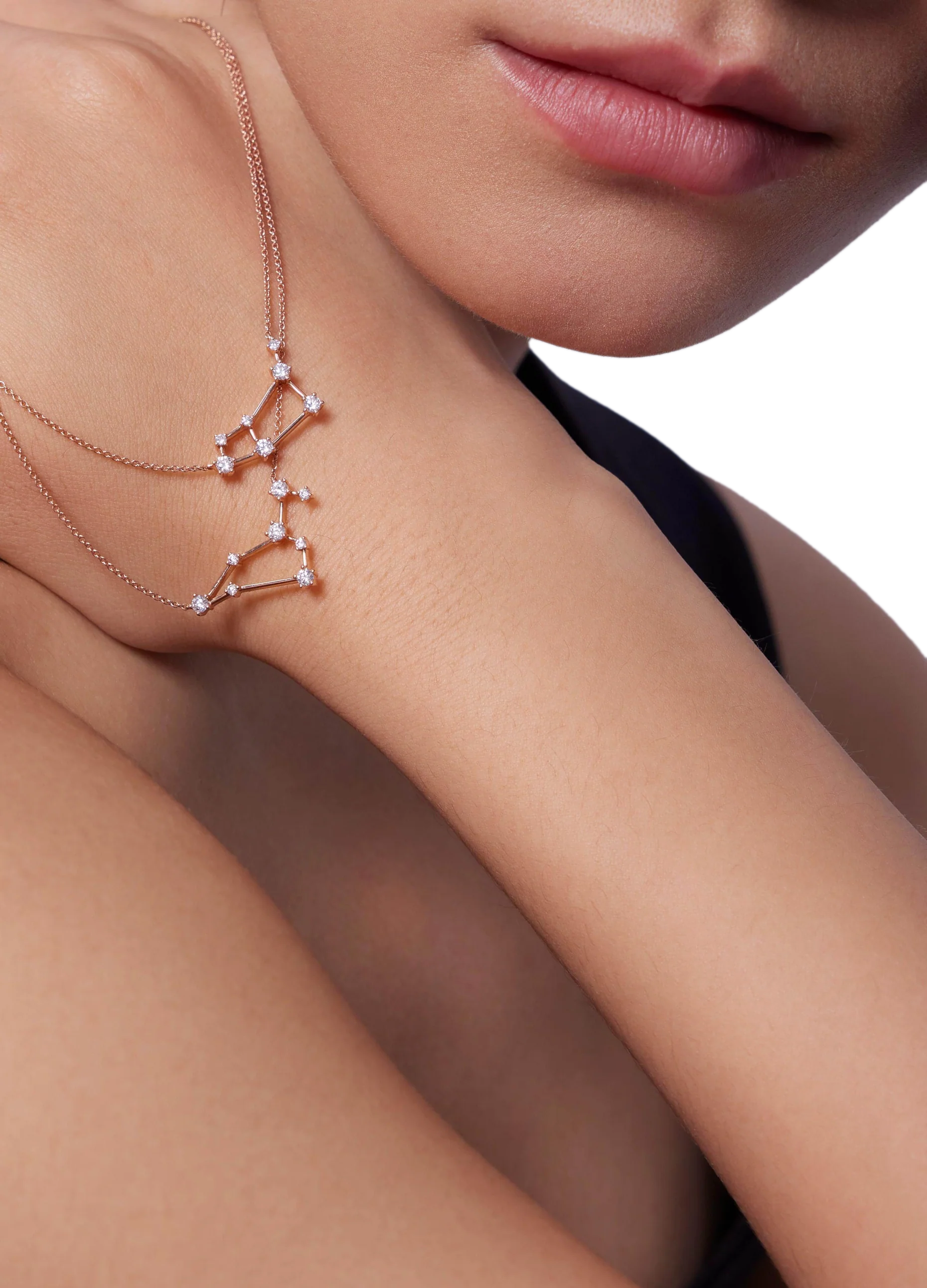  Aquarius necklace - Aquarius Zodiac Necklace -  The Future Rocks -    5 