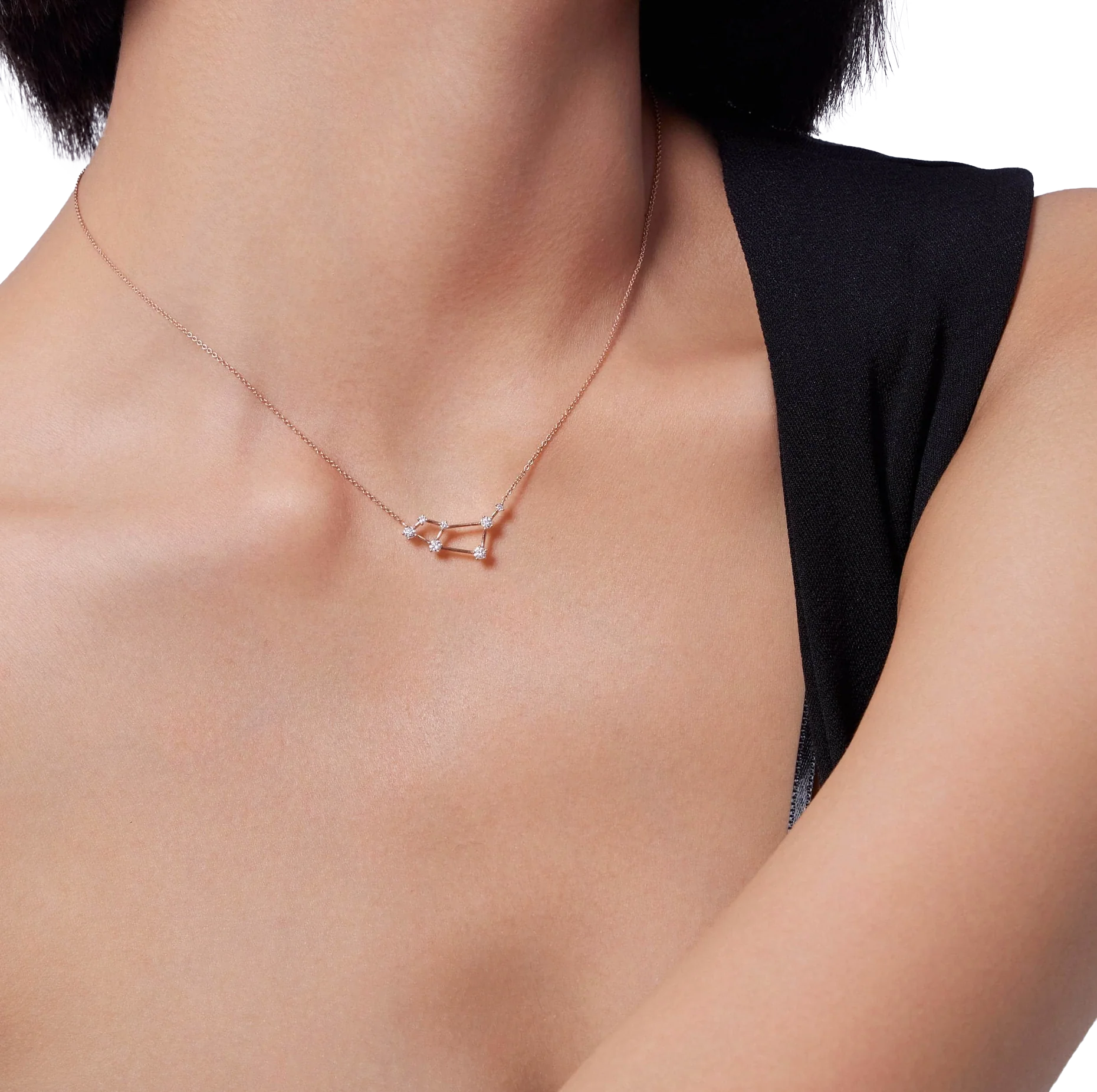  Aquarius necklace - Aquarius Zodiac Necklace -  The Future Rocks -    6 