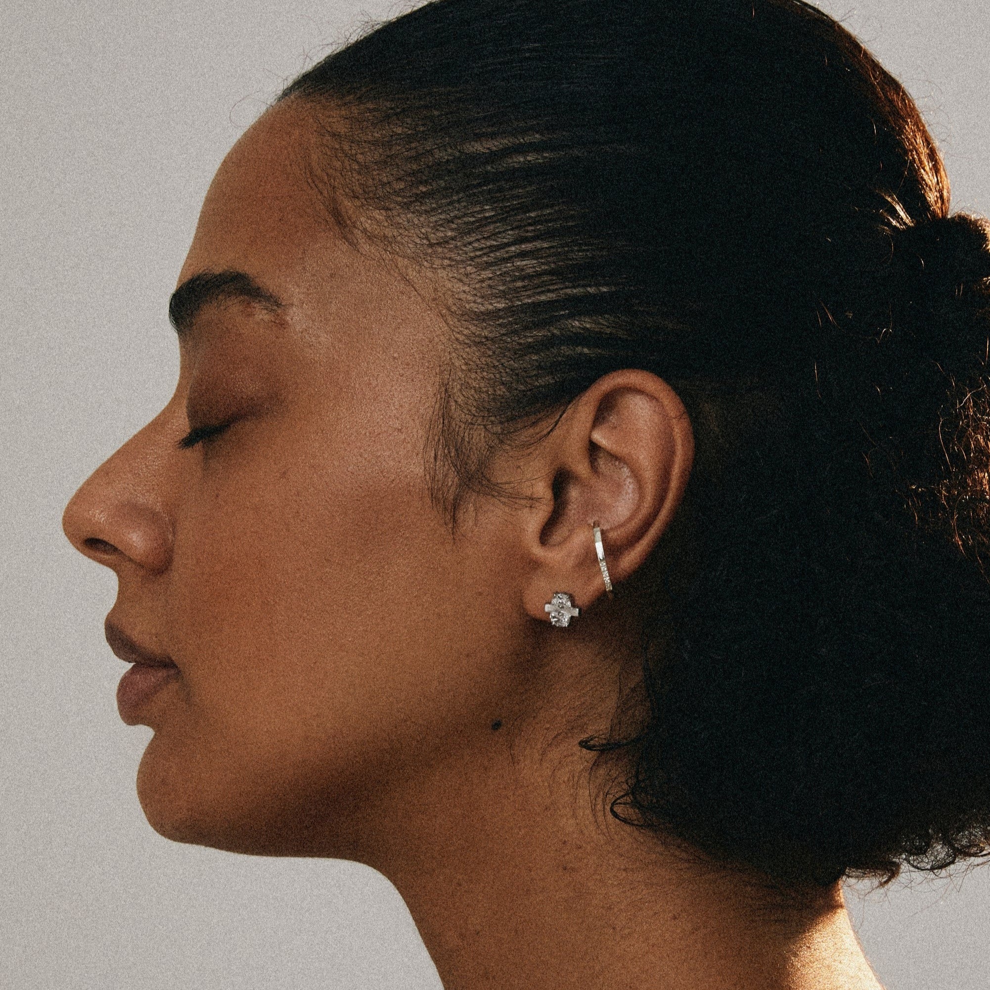 Full moon earrings - Full Moon Diamond Earrings -  The Future Rocks -    2