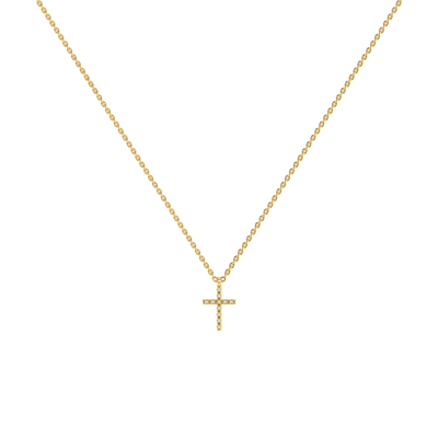  Cross necklace - Diamond Pendant Cross Necklace -  The Future Rocks -    1 