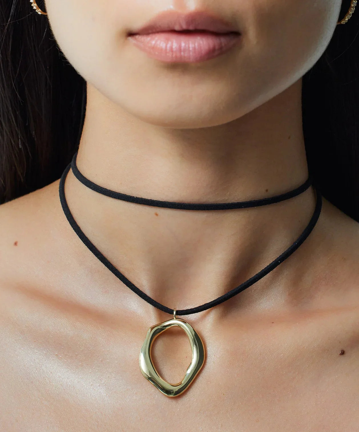  Astra pendant - 14K Recycled Gold Pendant Necklace -  The Future Rocks -    2 