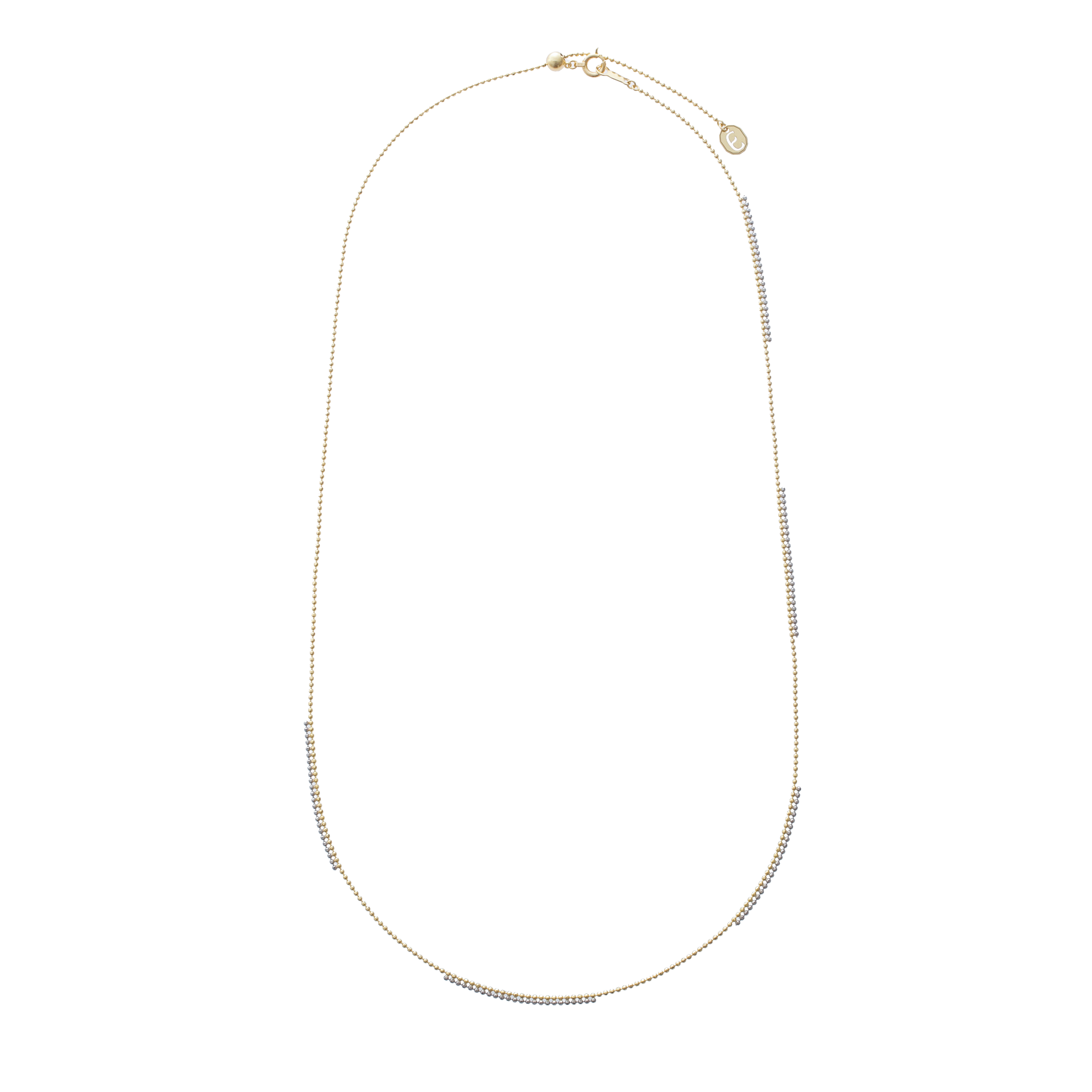 Pixel station chain necklace - Pixel Station Mixed Metal Chain Necklace -  The Future Rocks -    3
