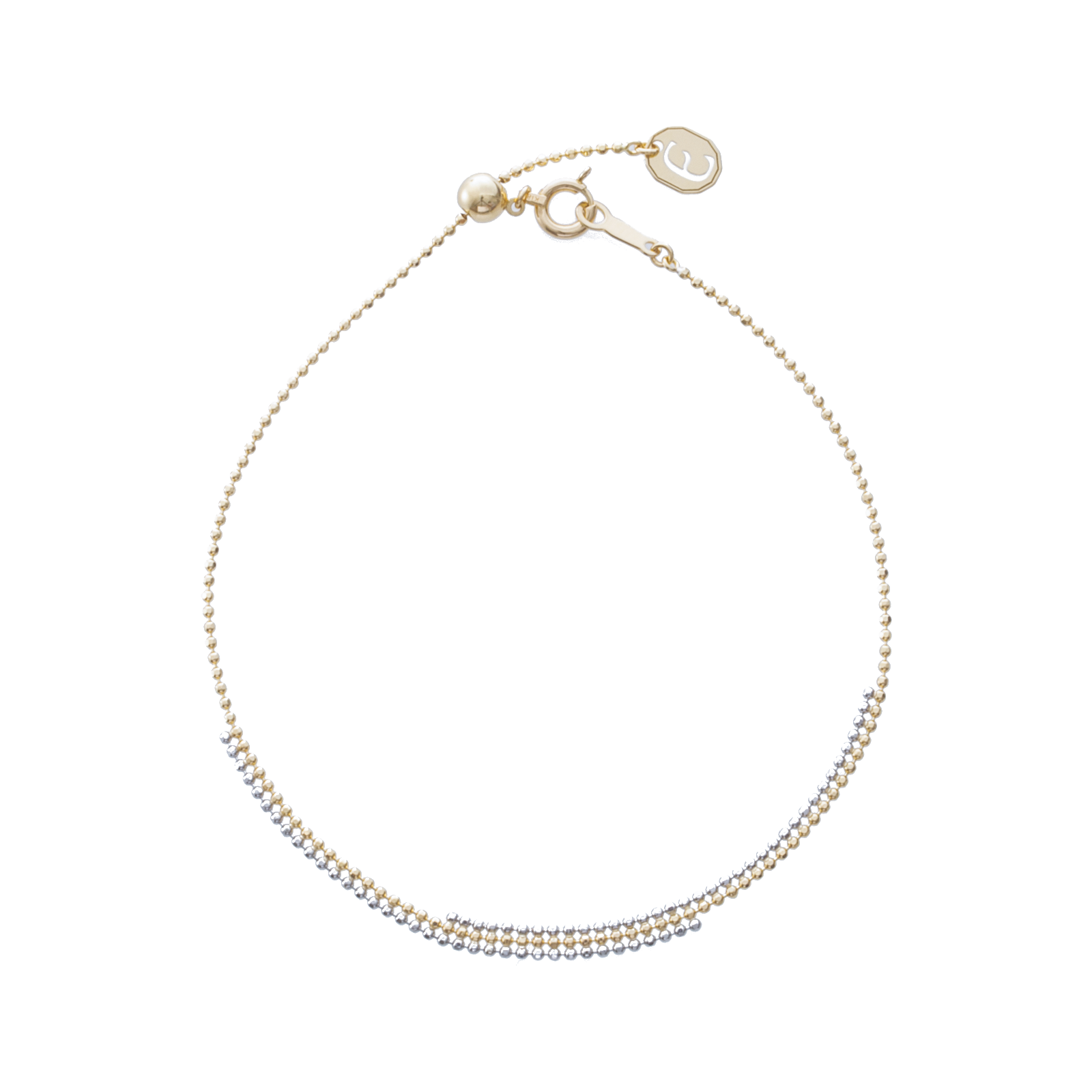  Pixel chain bracelet - Pixel Mixed Metal Chain Bracelet -  The Future Rocks -    1 