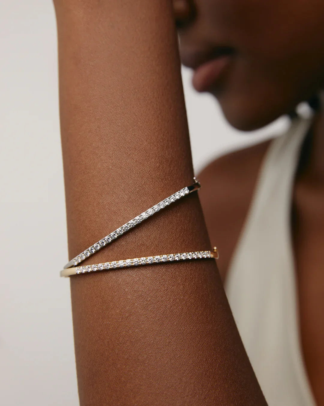  Leonis bangle - Leonis Lab-Grown Diamond Bangle Bracelet -  The Future Rocks -    4 