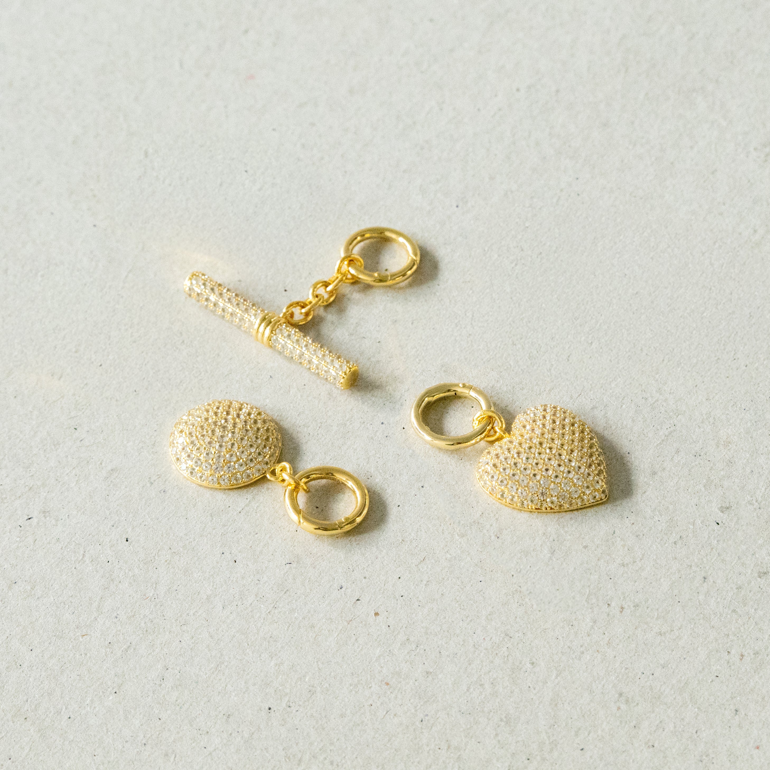 Pavé charms - Pavé Sapphire Charms -  The Future Rocks -    2