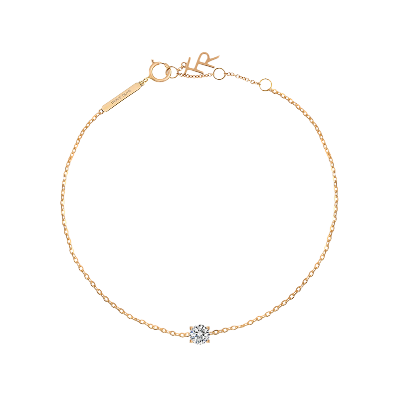  Luna solitaire bracelet 0.2ct - Round Diamond Solitaire Bracelet -  The Future Rocks -    1 