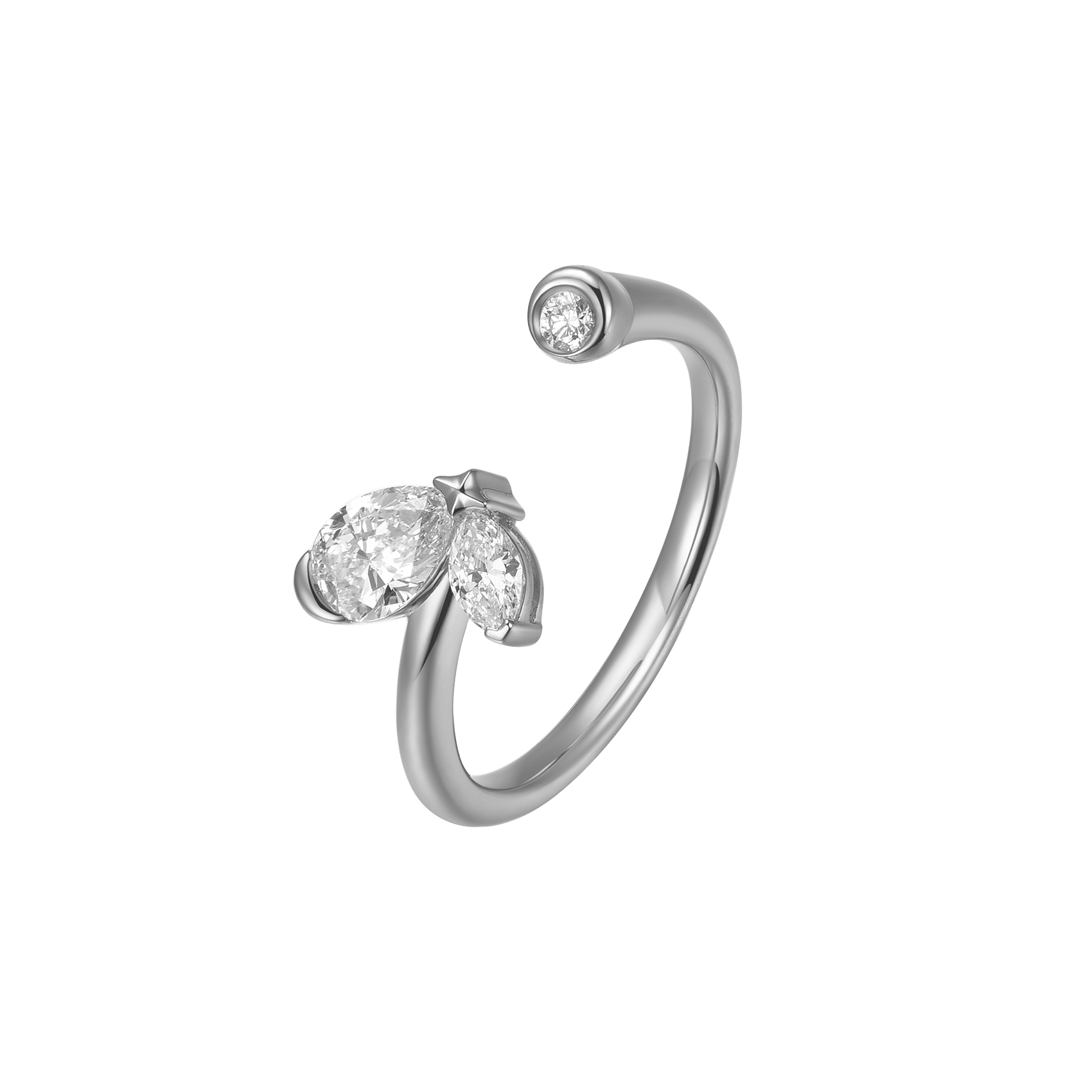  Butterfly ring - Diamond Butterfly Ring -  The Future Rocks -    5 