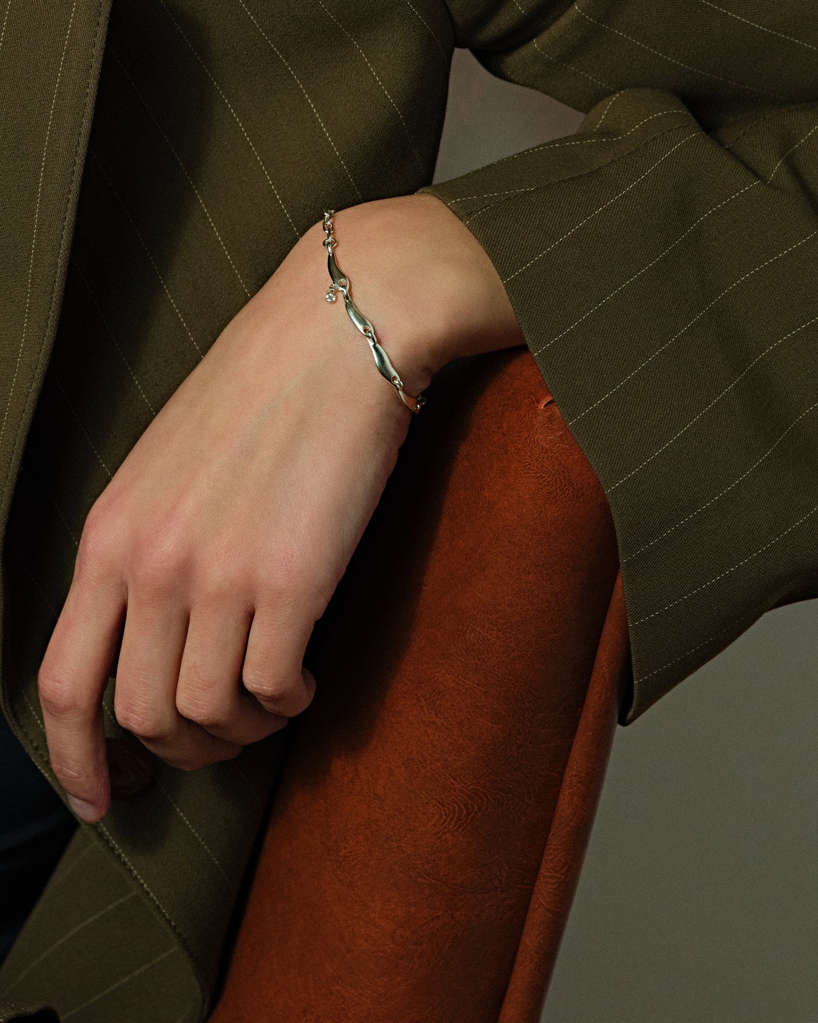  Flow bracelet - Flow Sterling Silver Bracelet -  The Future Rocks -    2 