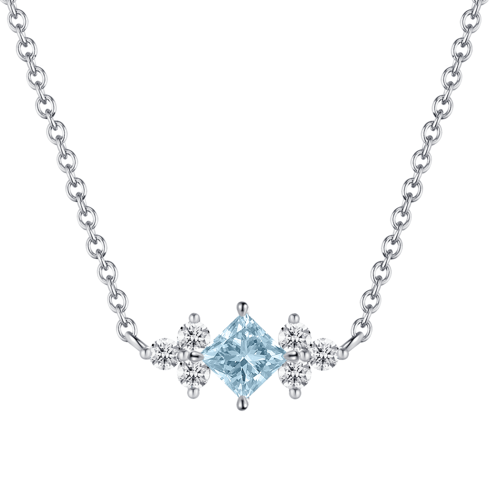  Princess blue joy necklace - The Future Rocks x Lightbox Princess Blue Diamond Necklace -  The Future Rocks -    1 